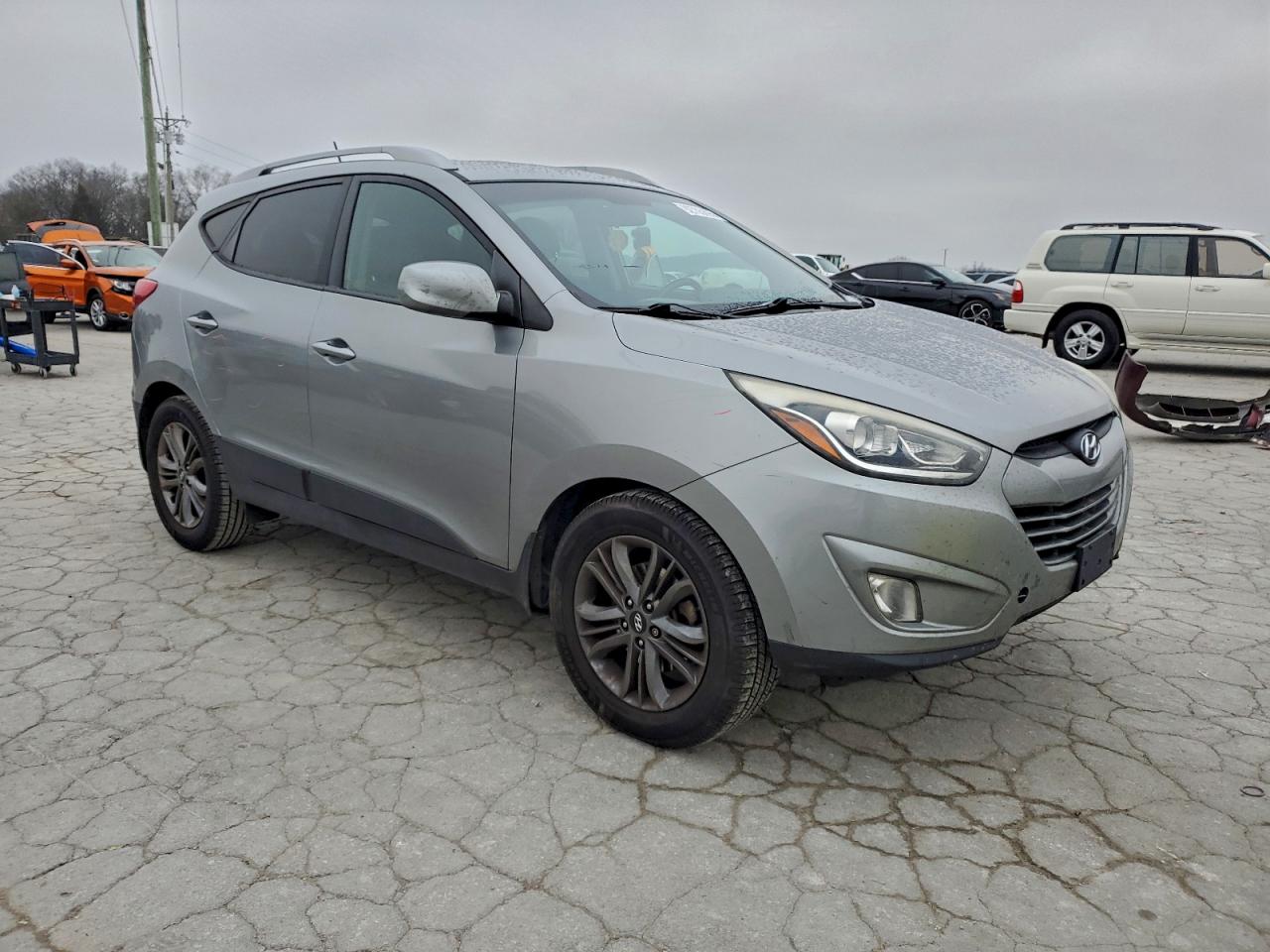 2015 Hyundai Tucson Limited Silver vin: KM8JU3AG8FU047313