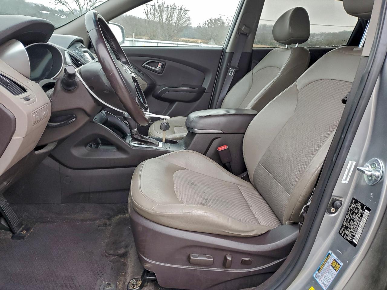 2015 Hyundai Tucson Limited Silver vin: KM8JU3AG8FU047313