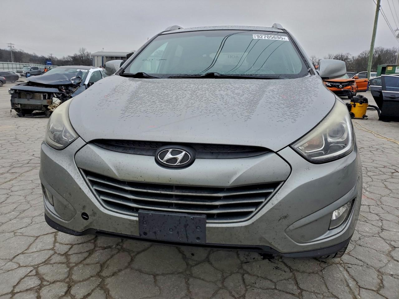 2015 Hyundai Tucson Limited Silver vin: KM8JU3AG8FU047313