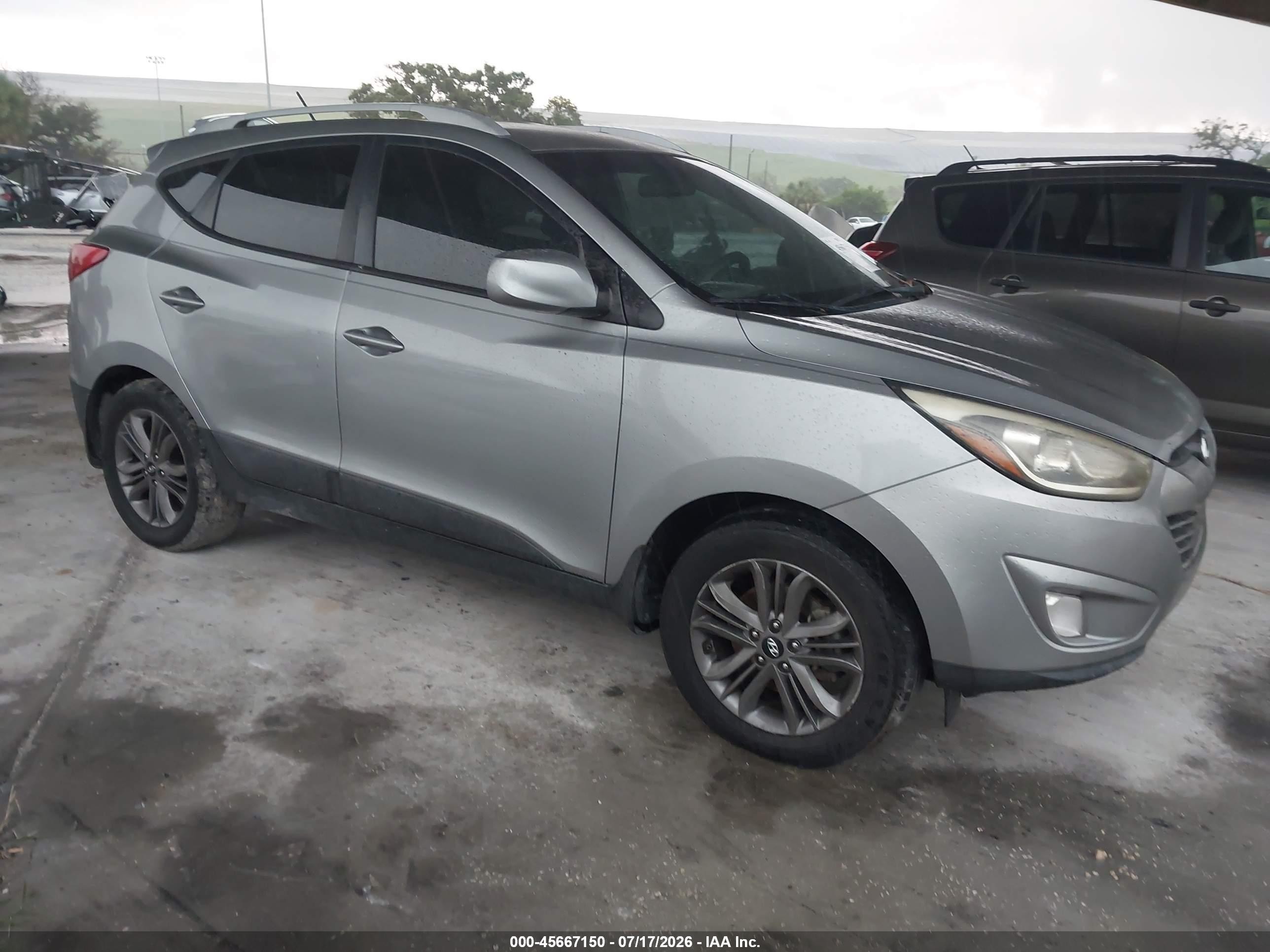 2015 Hyundai Tucson Se Green vin: KM8JU3AG8FU089206