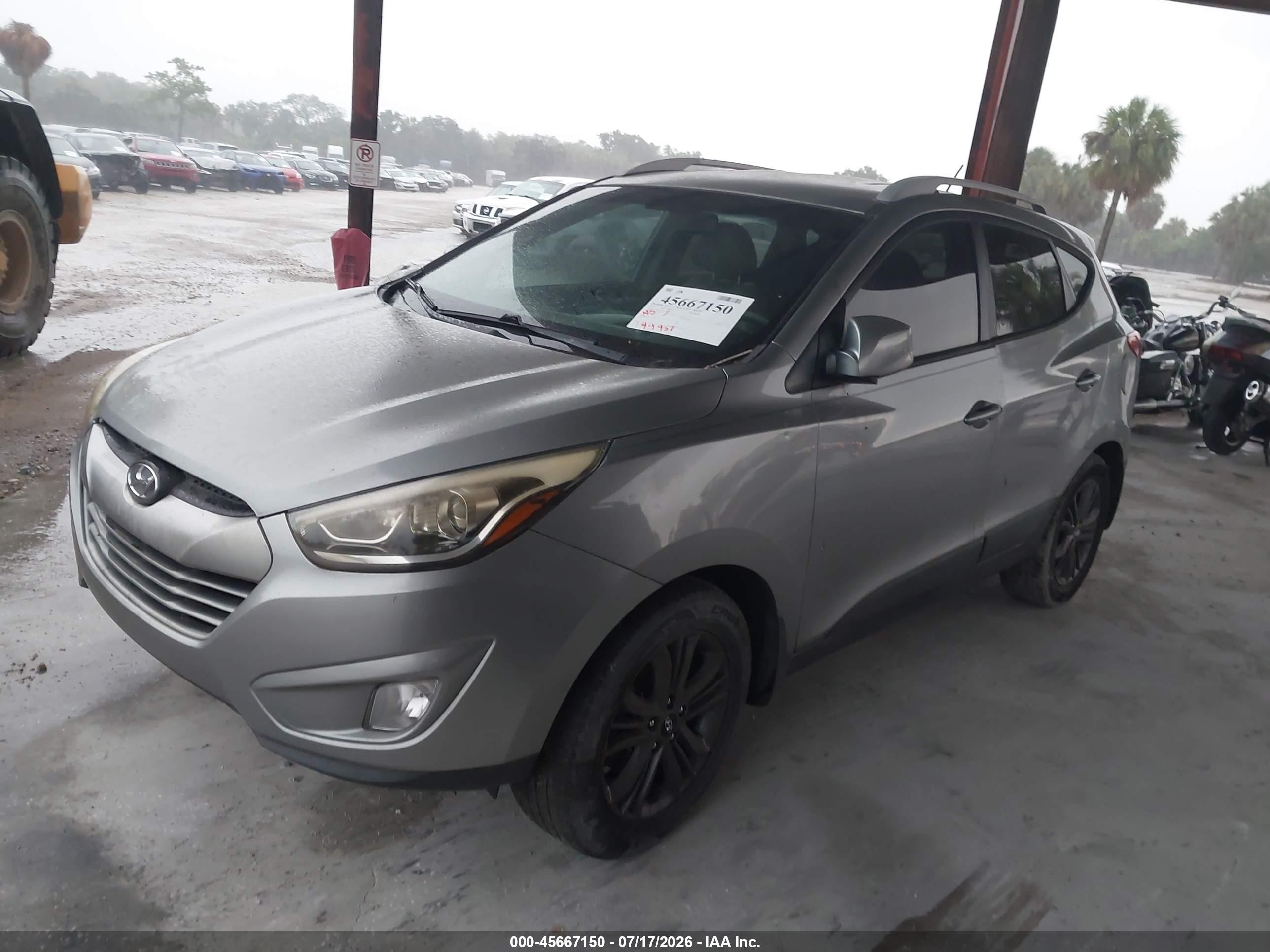 2015 Hyundai Tucson Se Green vin: KM8JU3AG8FU089206