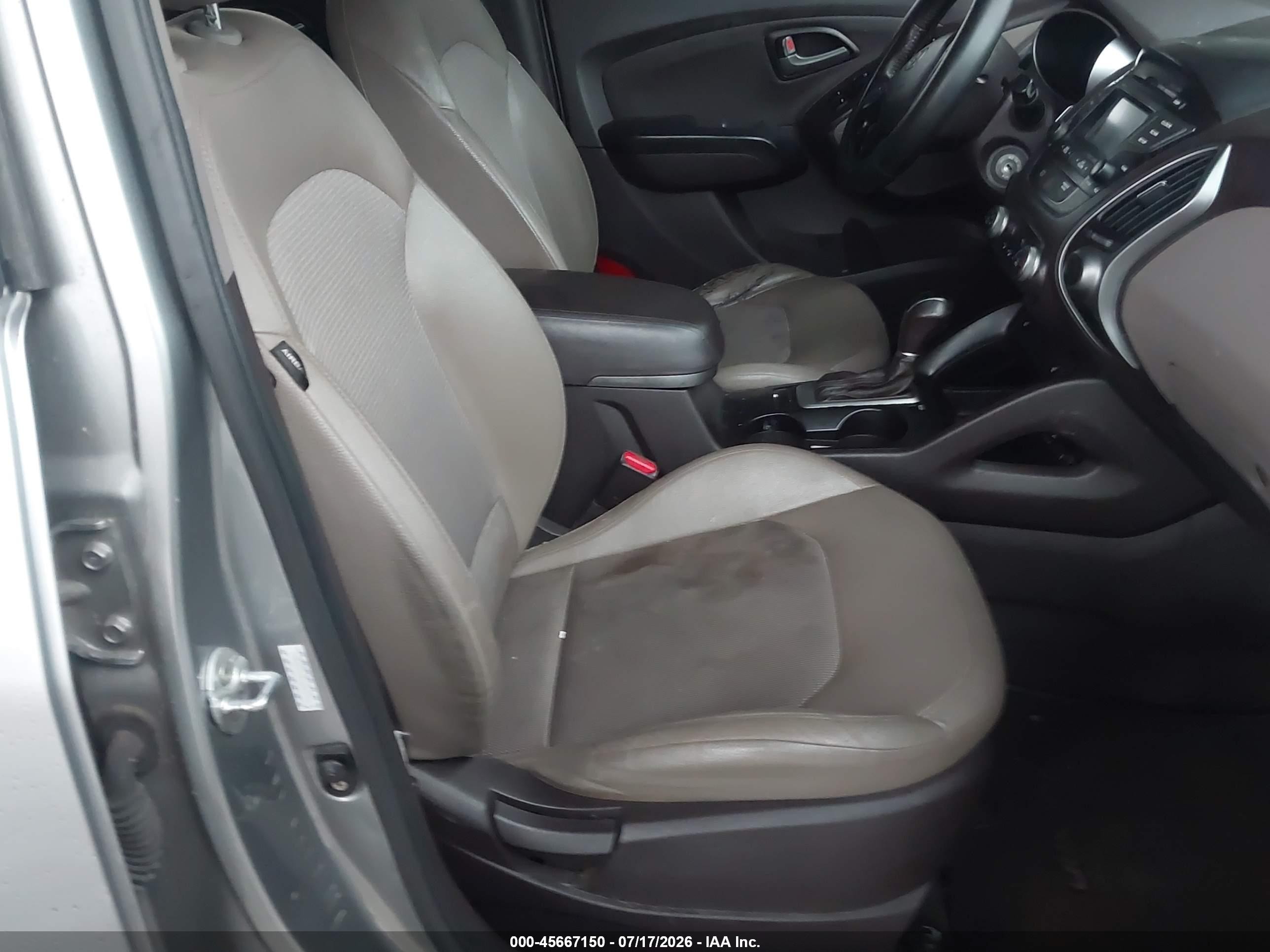 2015 Hyundai Tucson Se Green vin: KM8JU3AG8FU089206