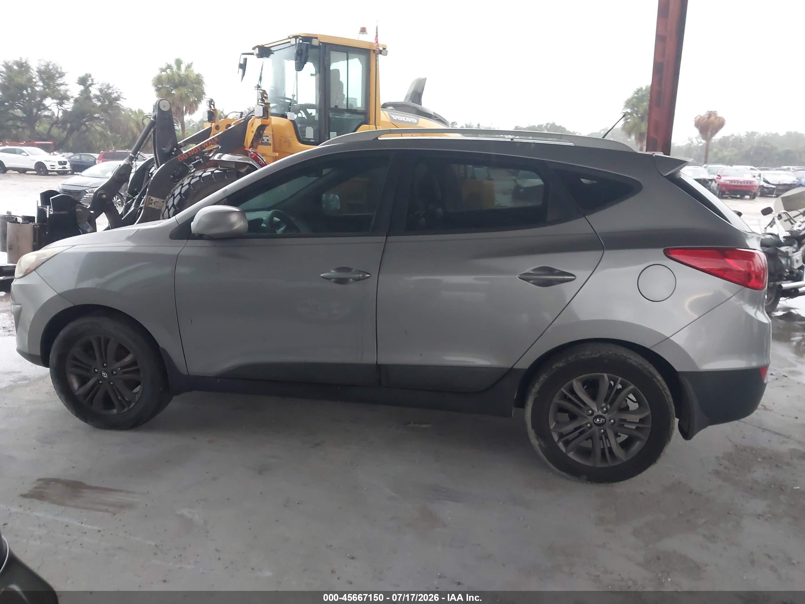 2015 Hyundai Tucson Se Green vin: KM8JU3AG8FU089206