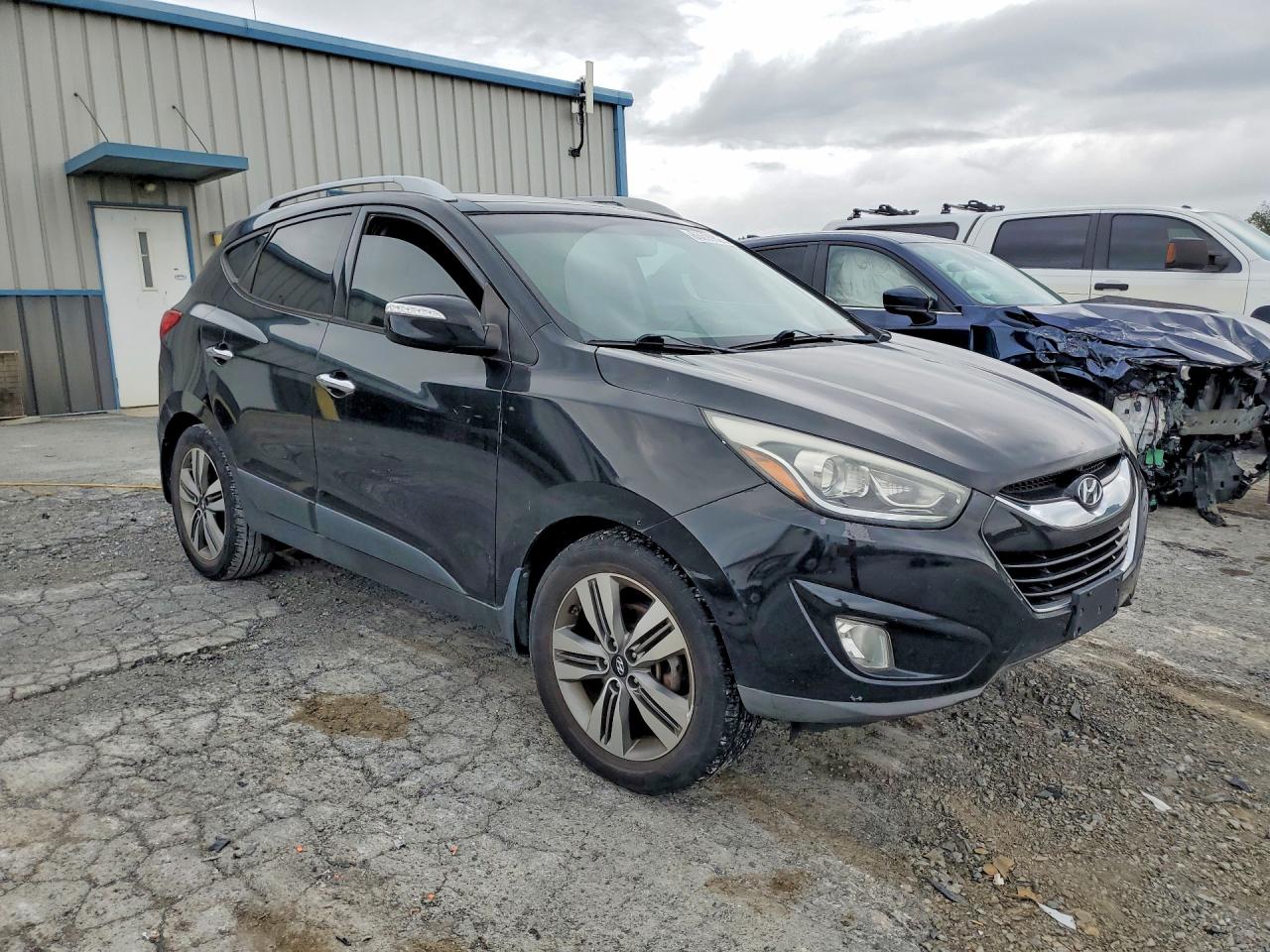 2014 Hyundai Tucson Limited Black vin: KM8JU3AG9EU793929