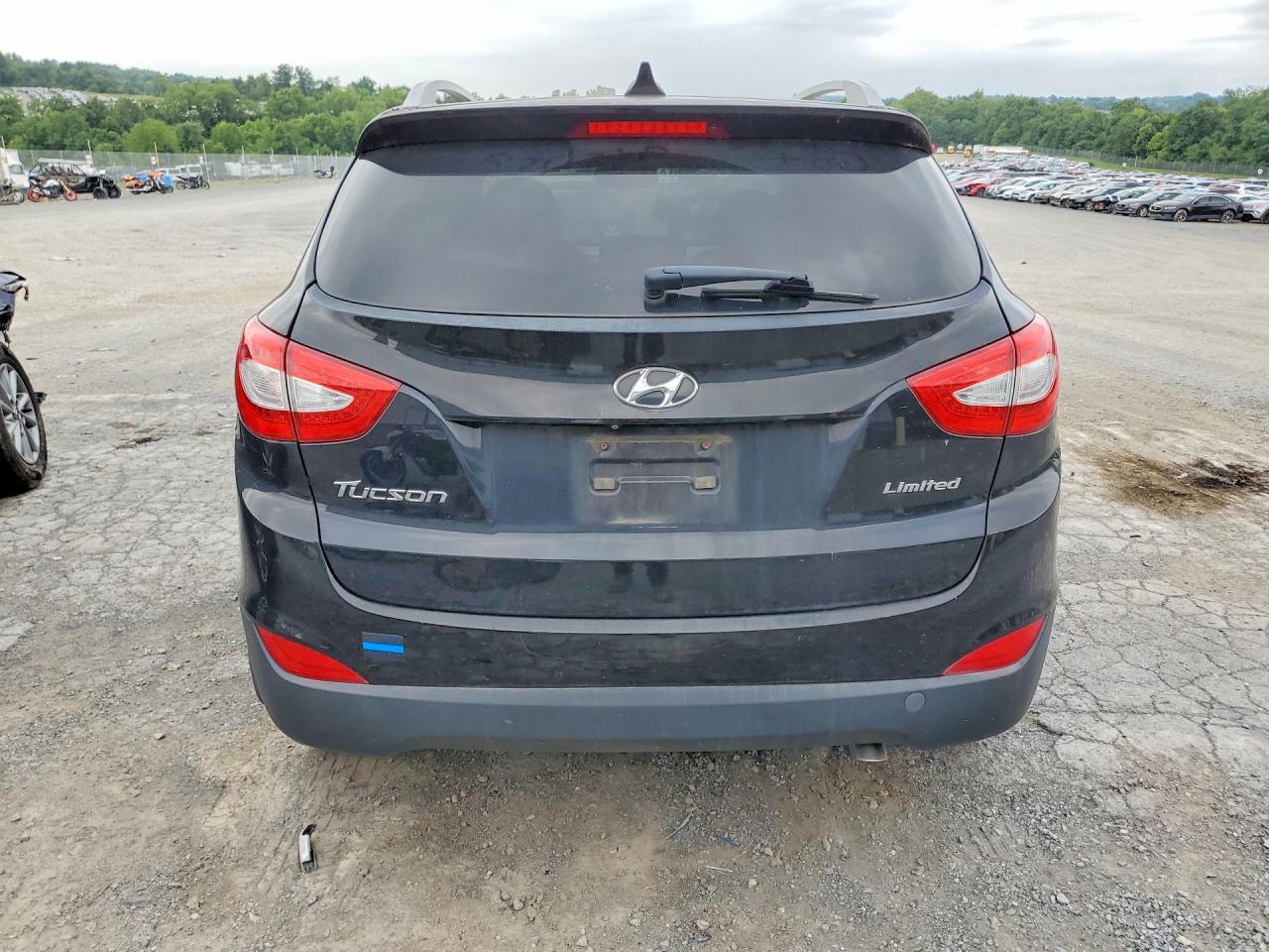 2014 Hyundai Tucson Limited Black vin: KM8JU3AG9EU793929