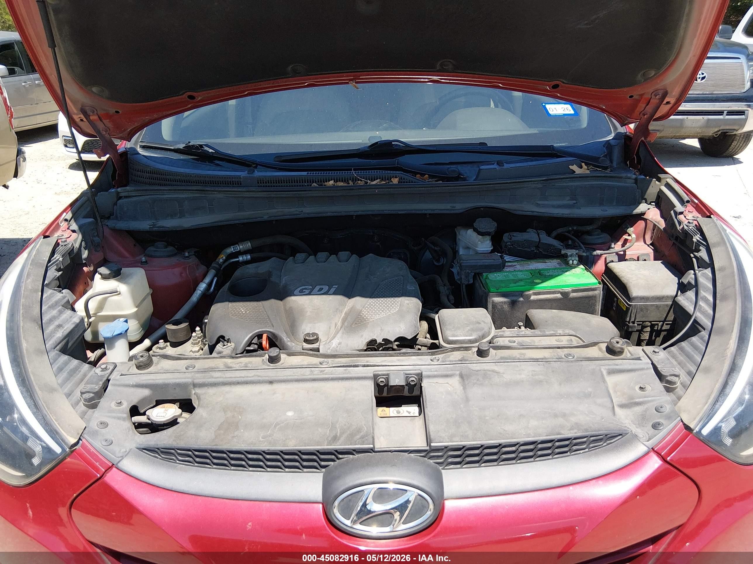 2014 Hyundai Tucson Se Red vin: KM8JU3AG9EU827593