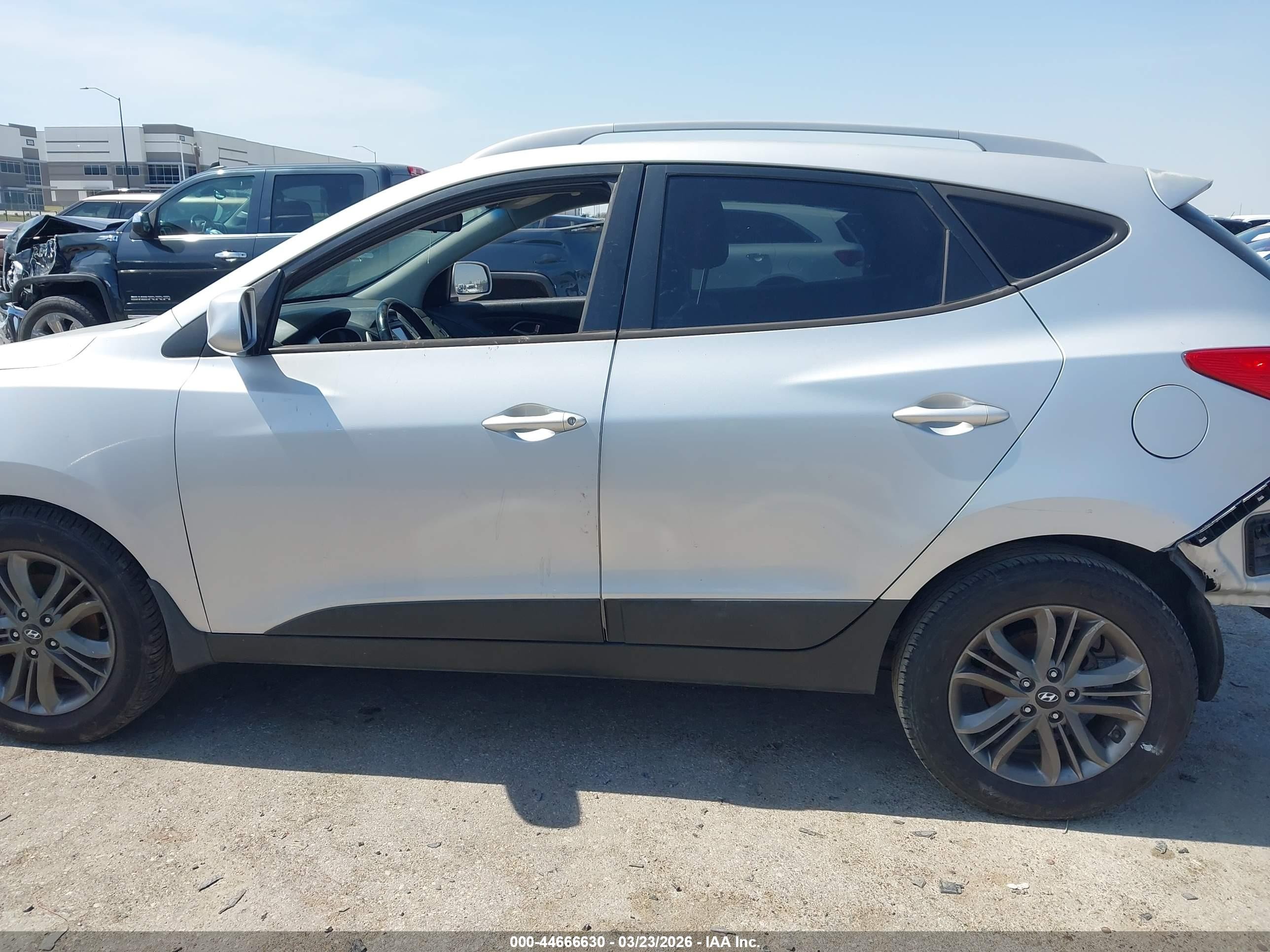 2014 Hyundai Tucson Se Серый vin: KM8JU3AG9EU847469