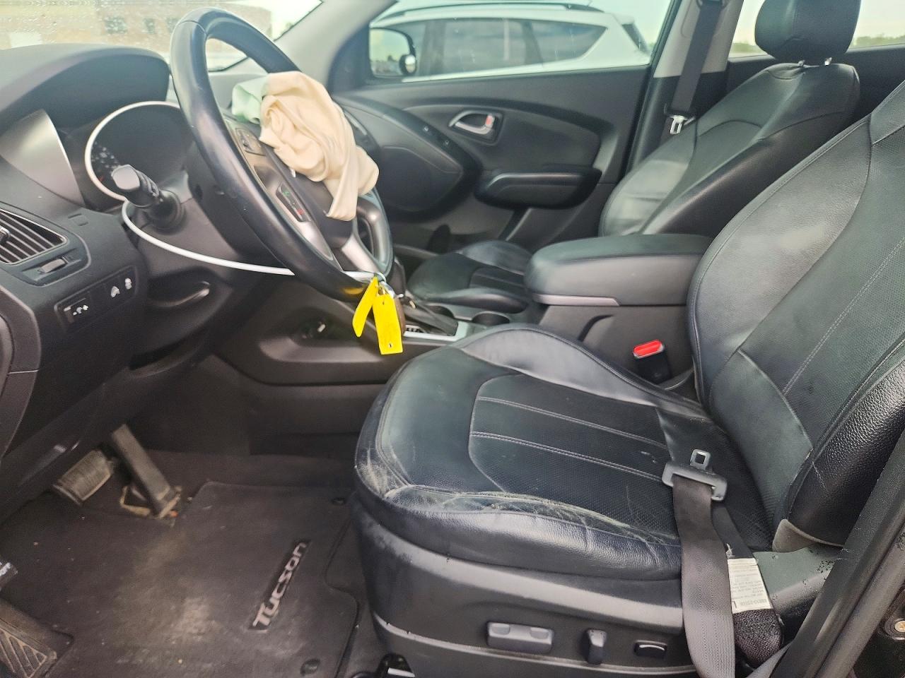 2014 Hyundai Tucson Limited Black vin: KM8JU3AG9EU850291