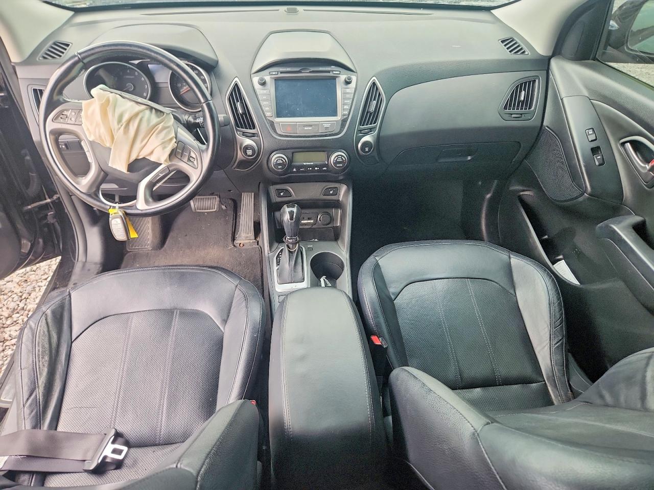 2014 Hyundai Tucson Limited Black vin: KM8JU3AG9EU850291