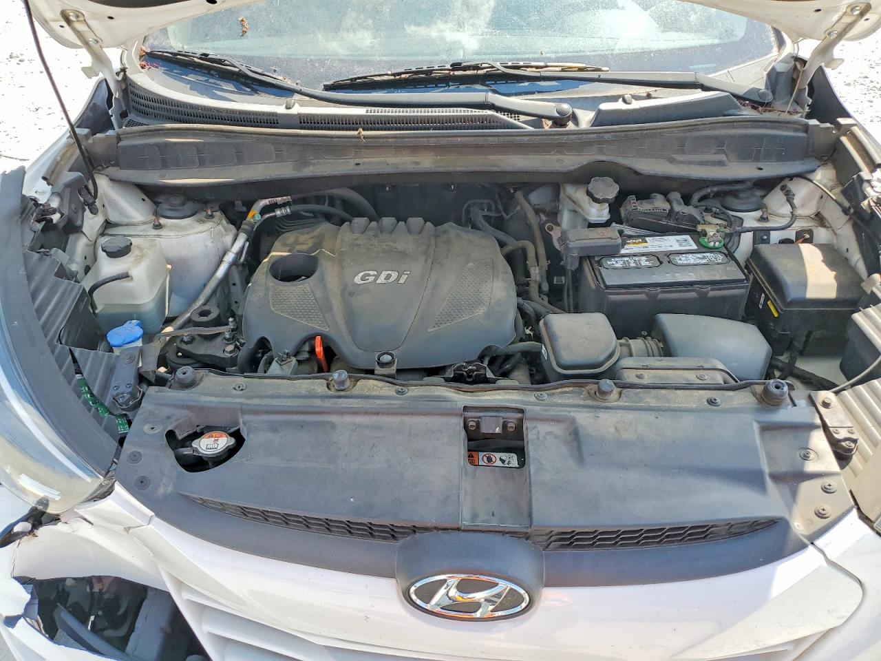 2014 Hyundai Tucson Se White vin: KM8JU3AG9EU926771