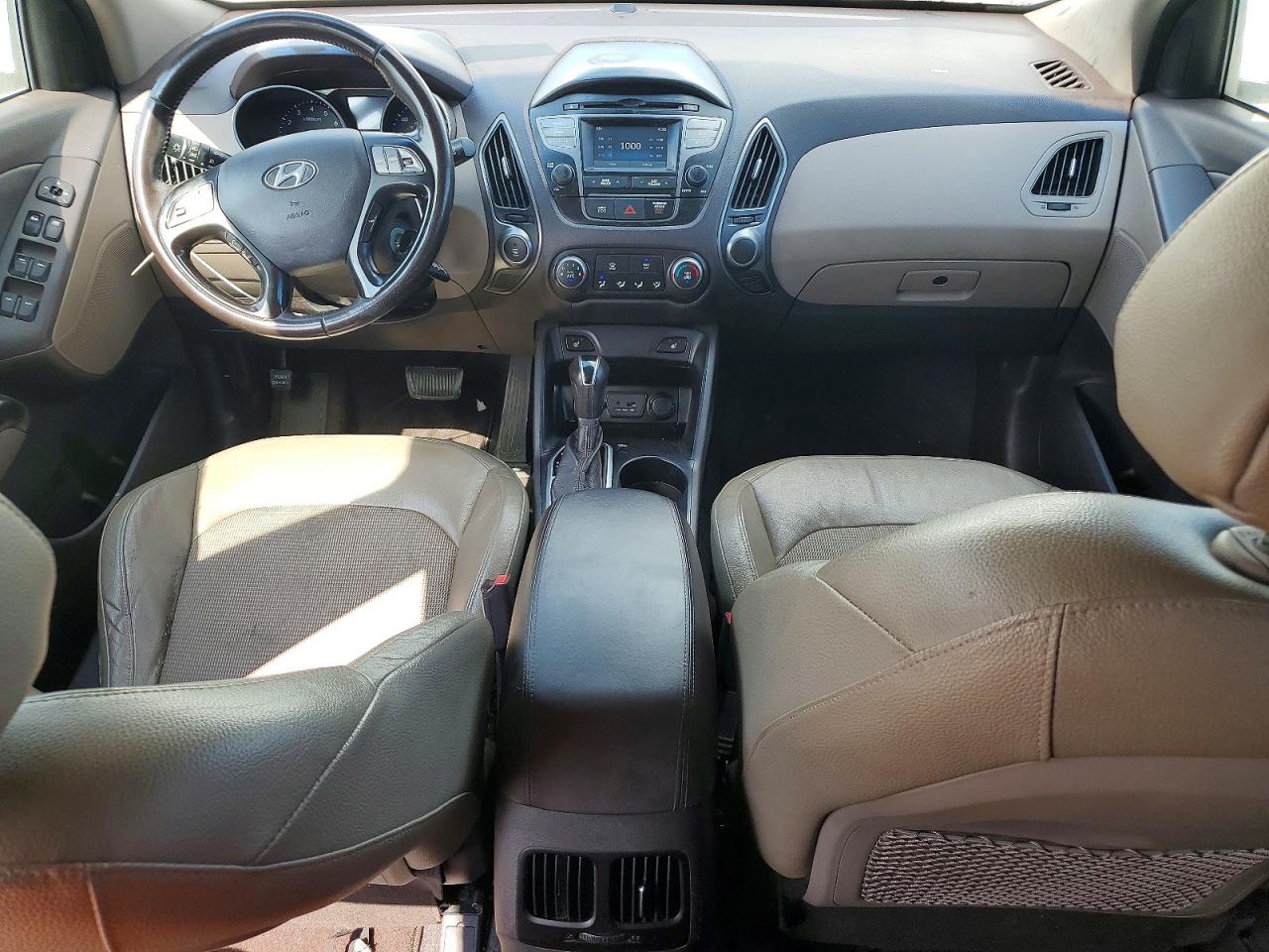 2014 Hyundai Tucson Se White vin: KM8JU3AG9EU926771