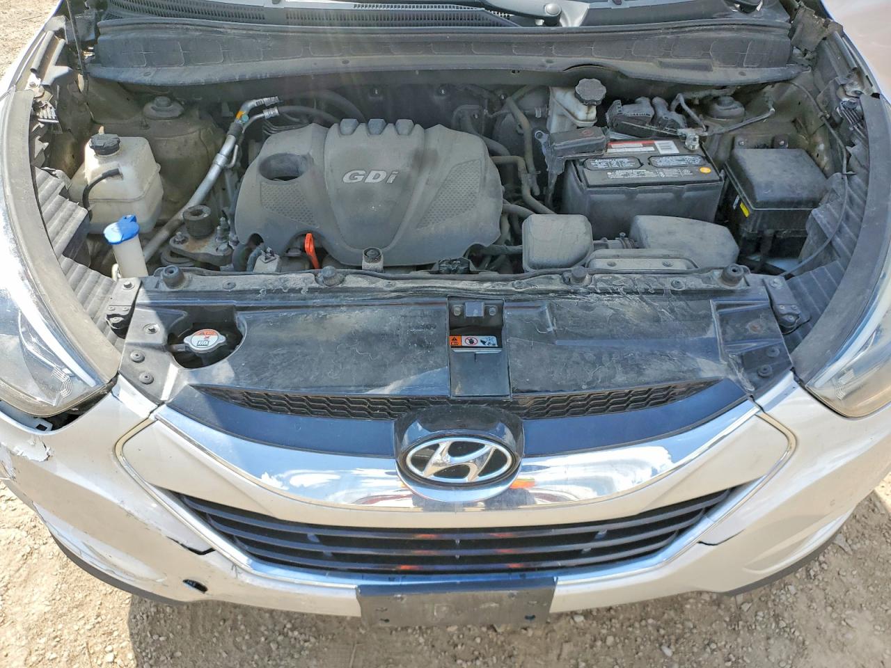 2014 Hyundai Tucson Se Silver vin: KM8JU3AG9EU930657
