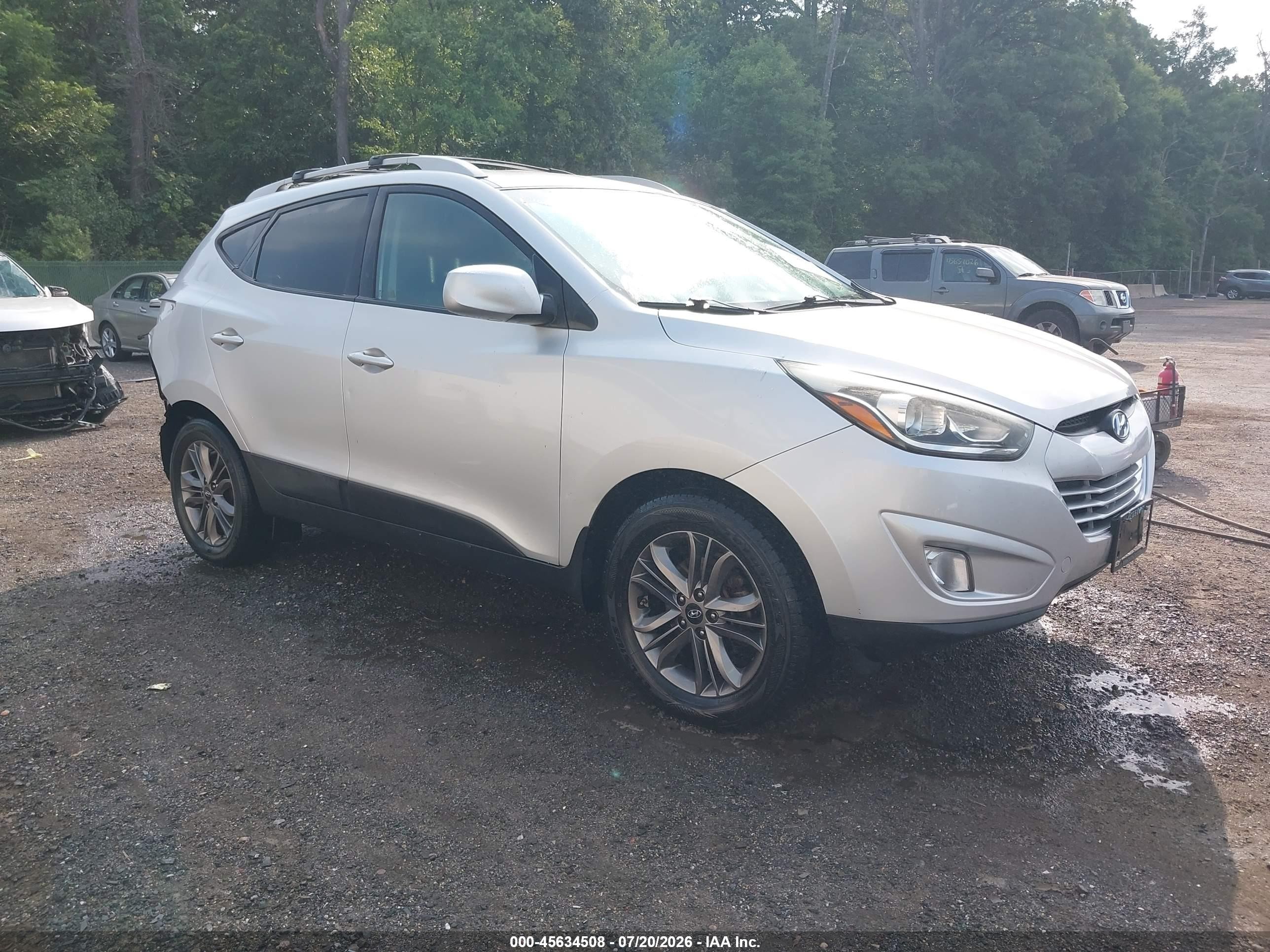 2015 Hyundai Tucson Se Silver vin: KM8JU3AG9FU049362
