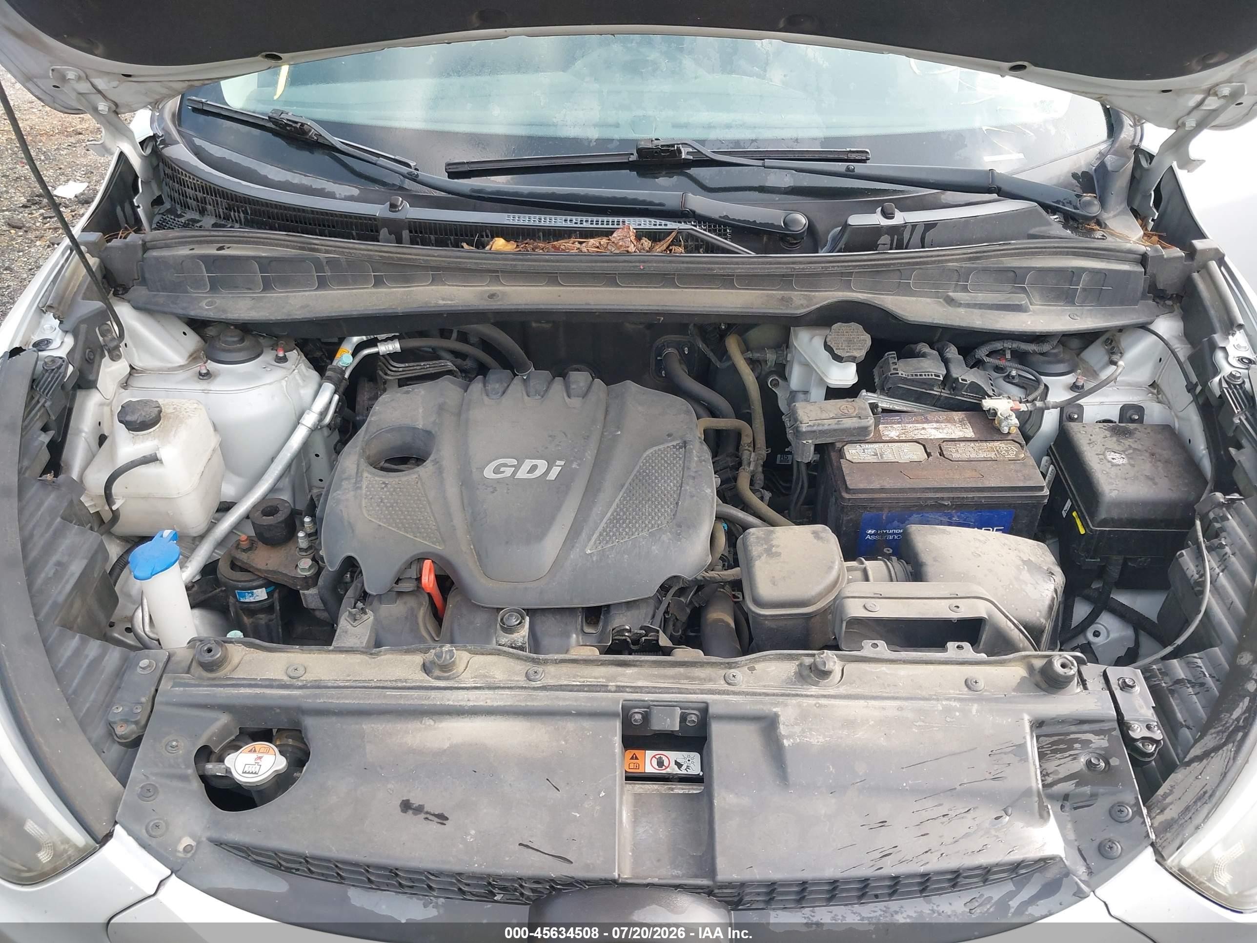 2015 Hyundai Tucson Se Серебряный vin: KM8JU3AG9FU049362