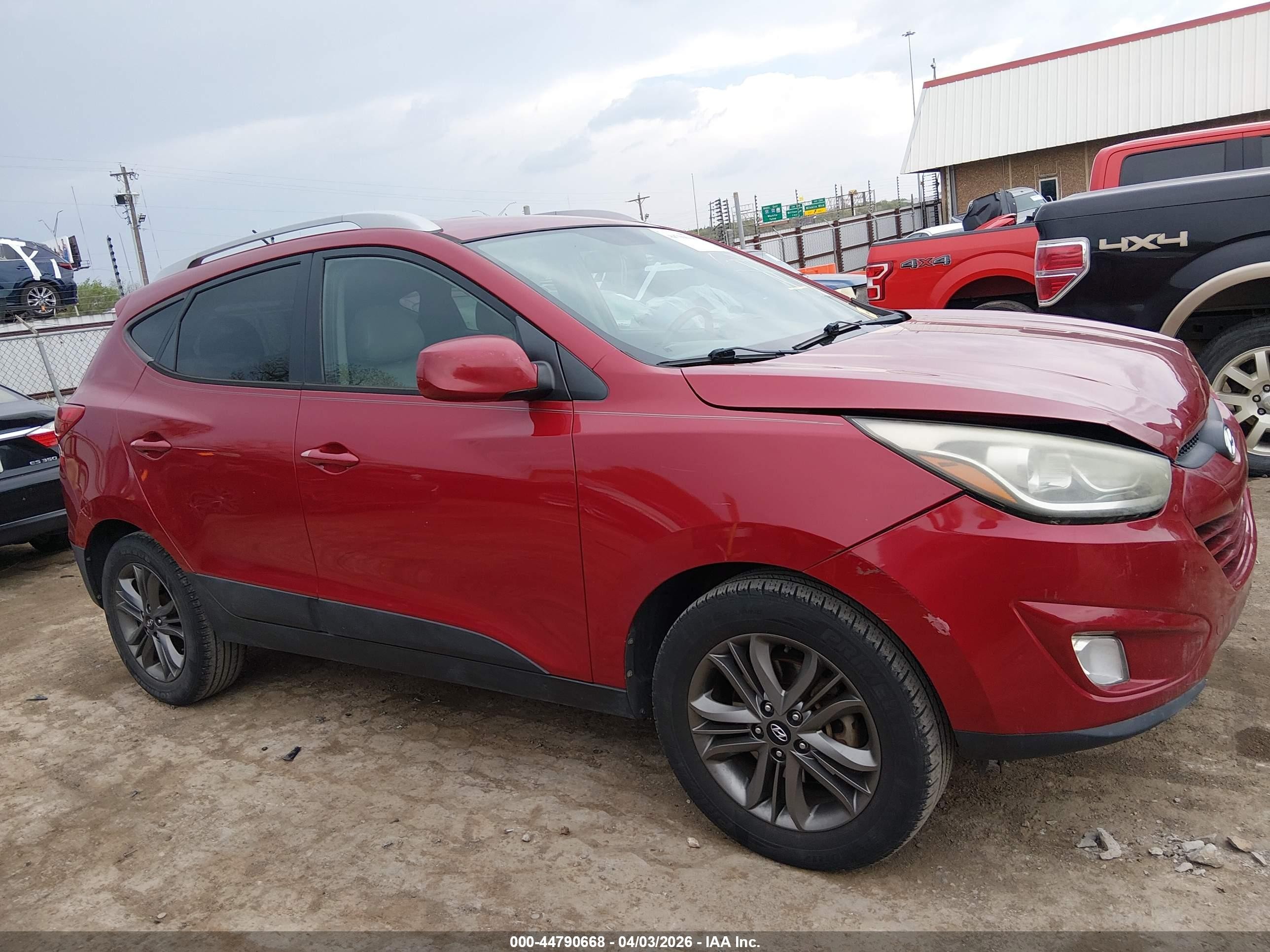2015 Hyundai Tucson Se Red vin: KM8JU3AG9FU058479