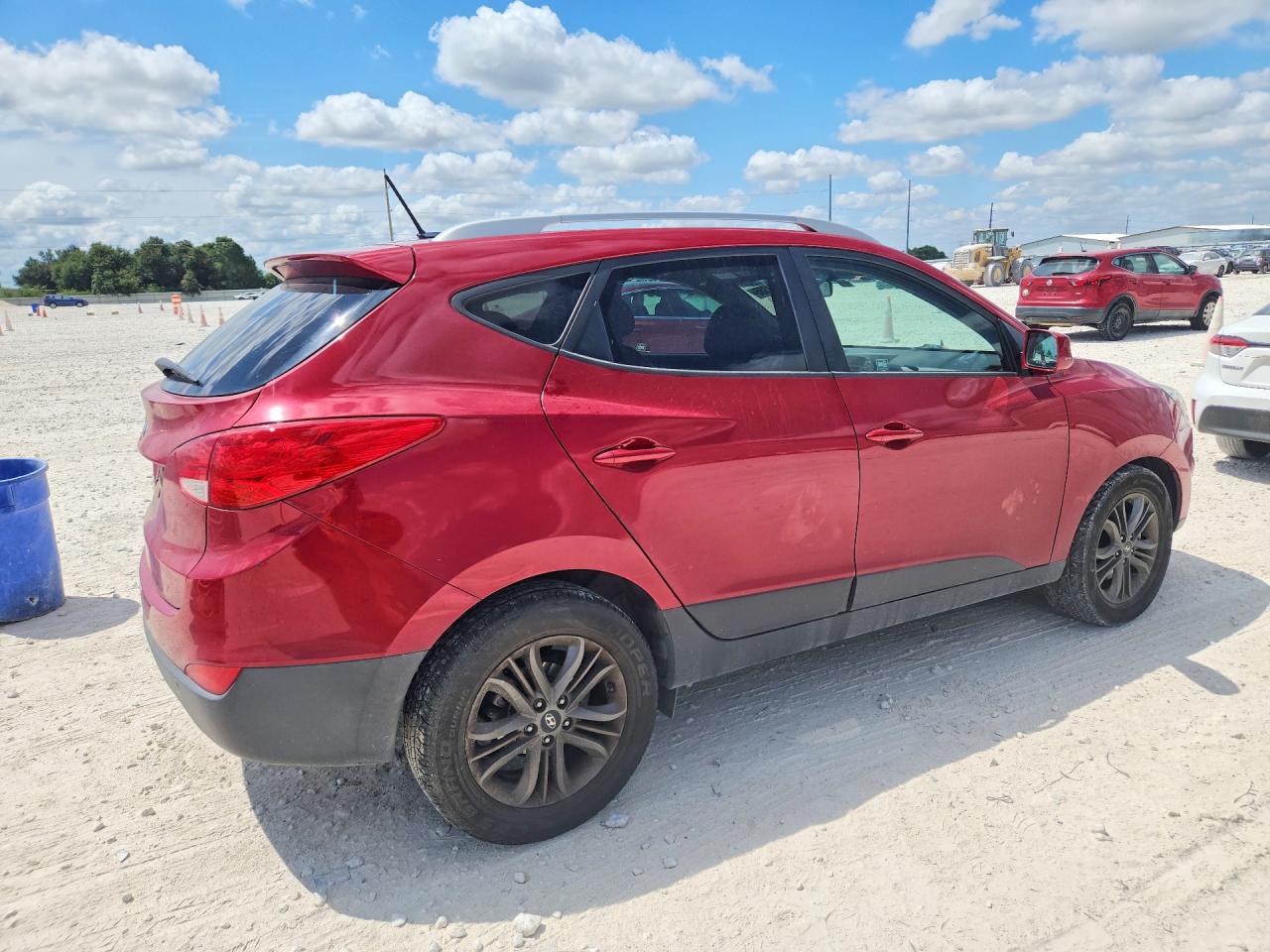 2015 Hyundai Tucson Se Red vin: KM8JU3AG9FU109155