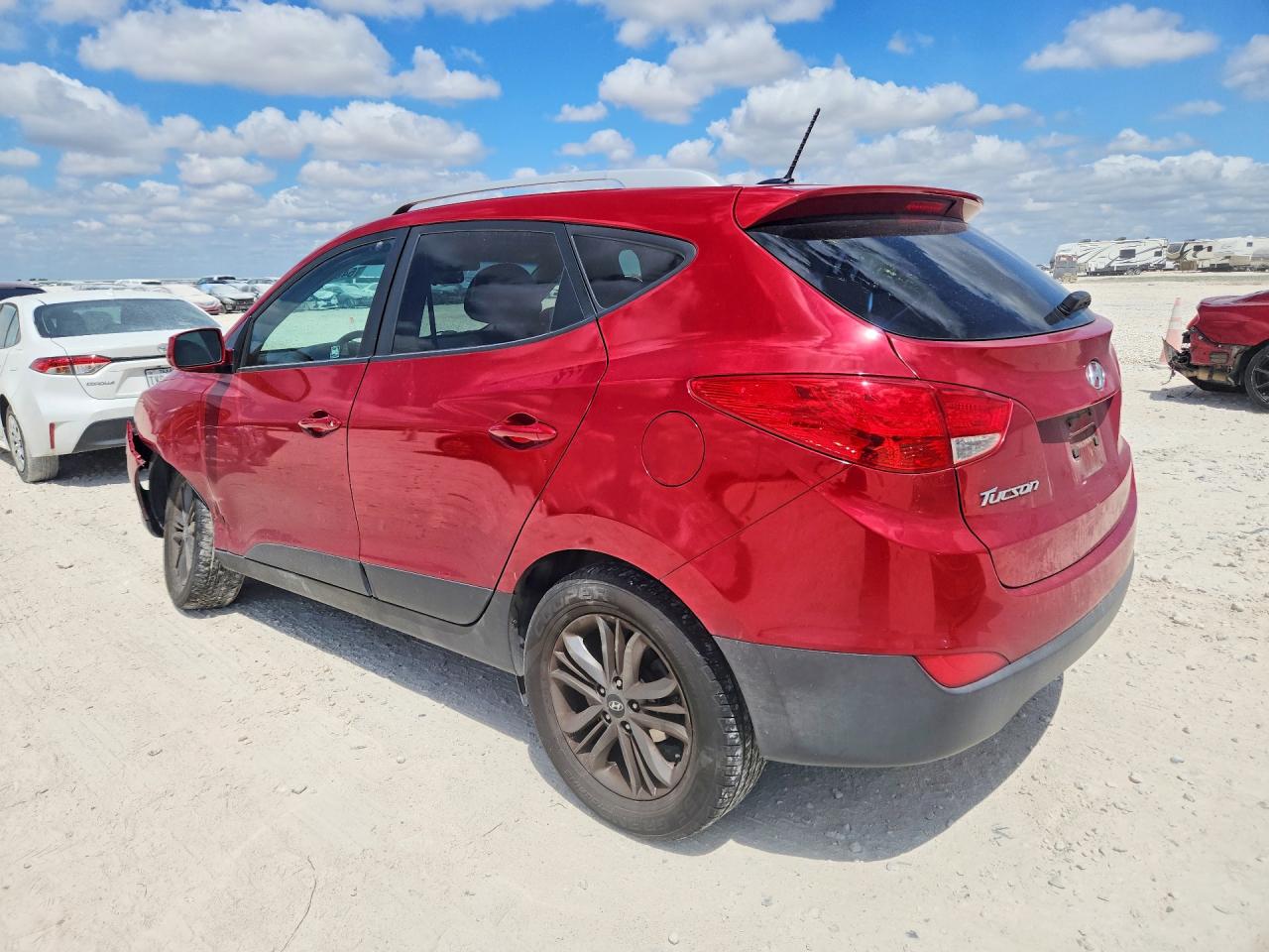2015 Hyundai Tucson Se Red vin: KM8JU3AG9FU109155