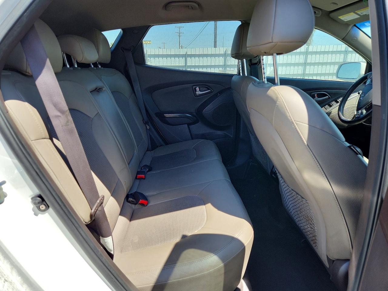 2015 Hyundai Tucson Se White vin: KM8JU3AG9FU110113