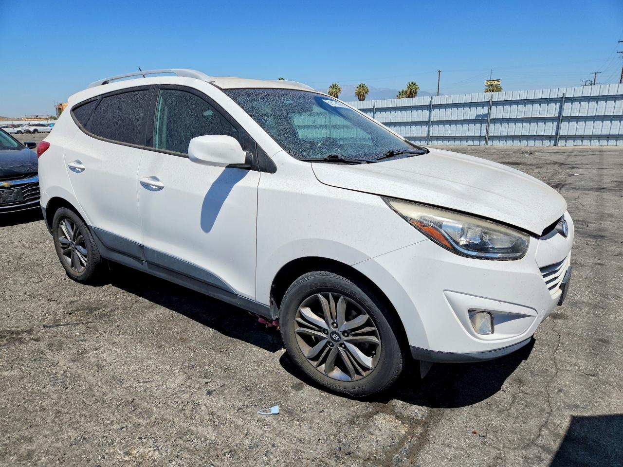 2015 Hyundai Tucson Se White vin: KM8JU3AG9FU110113