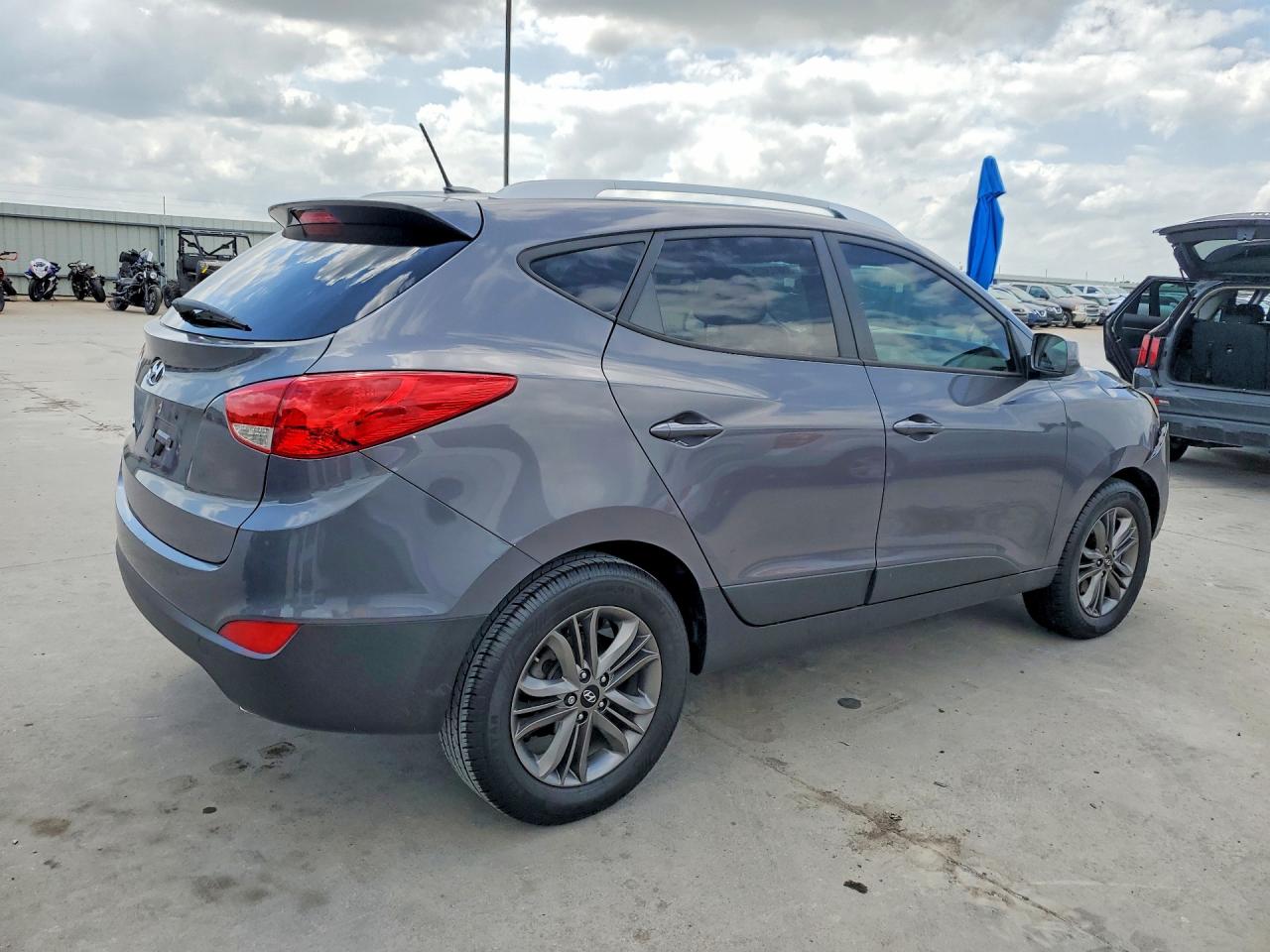 2015 Hyundai Tucson Se Серый vin: KM8JU3AG9FU968097