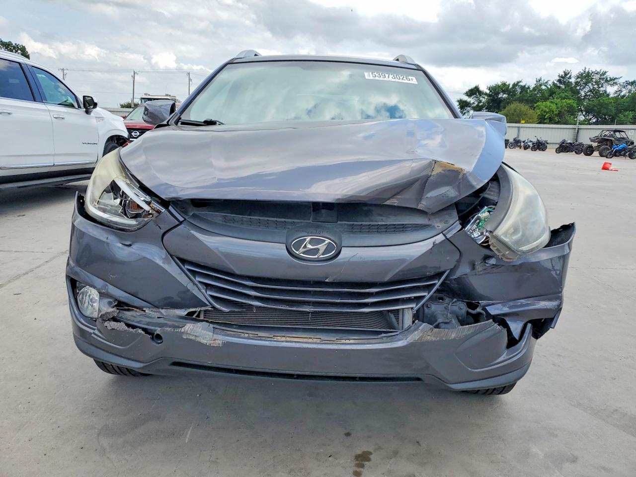 2015 Hyundai Tucson Se Серый vin: KM8JU3AG9FU968097