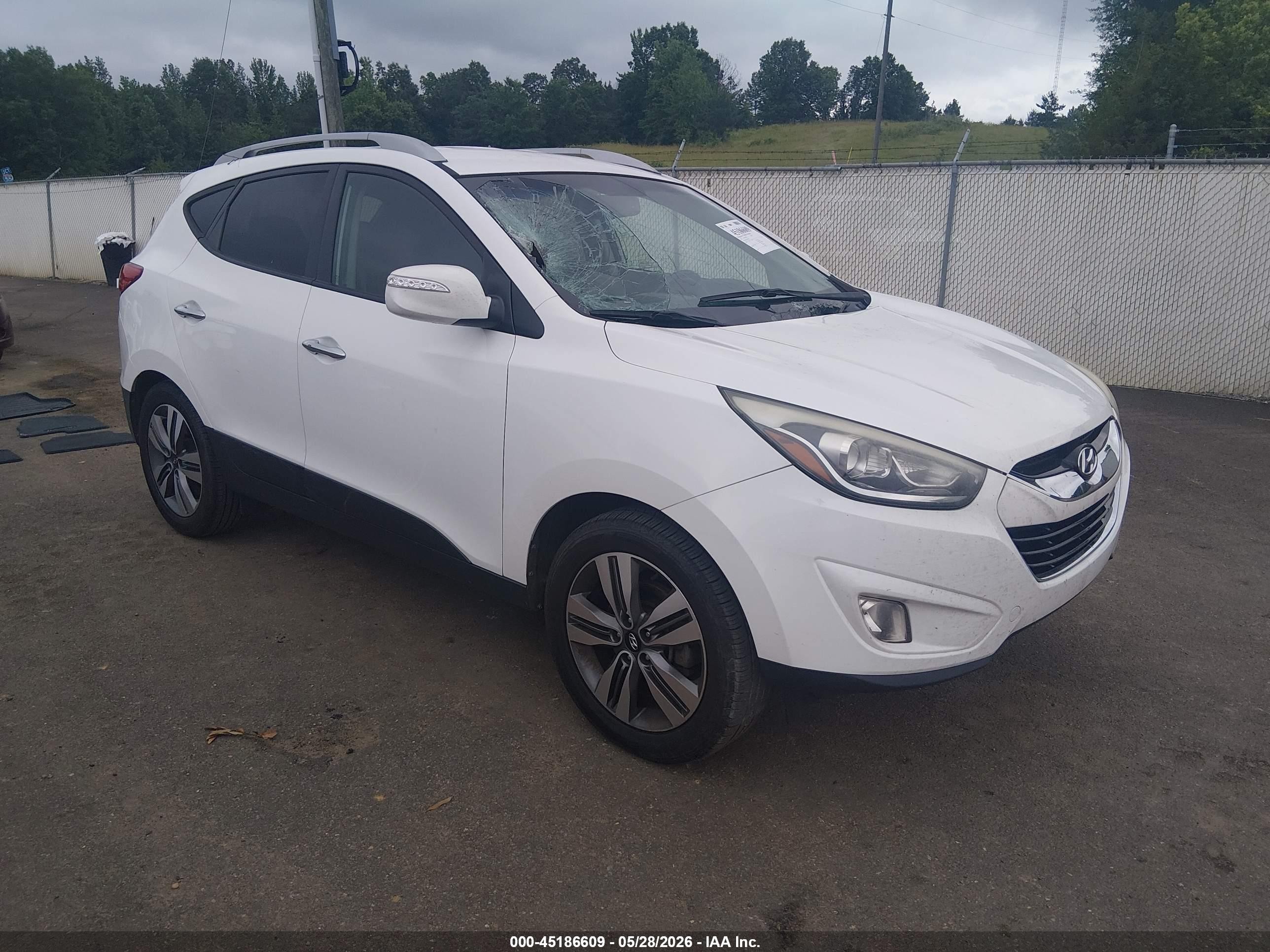 2015 Hyundai Tucson Limited Белый vin: KM8JU3AG9FU986213