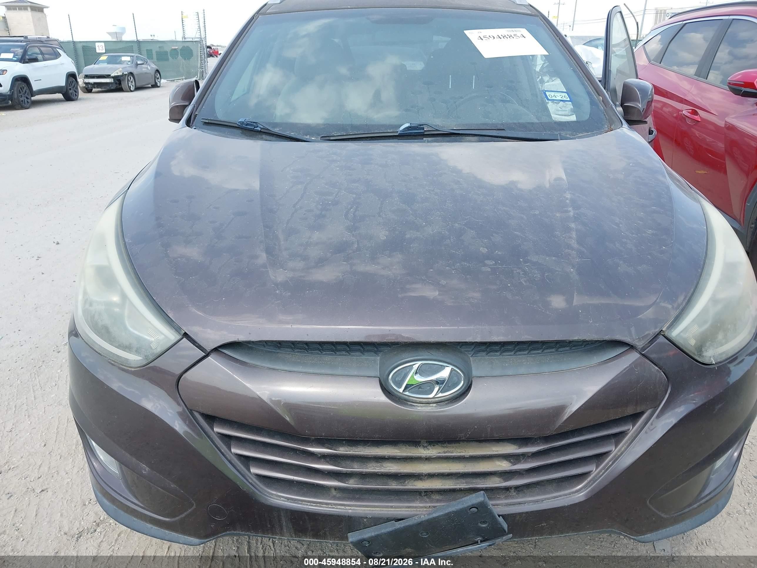2014 Hyundai Tucson Se Коричневый vin: KM8JU3AGXEU827716