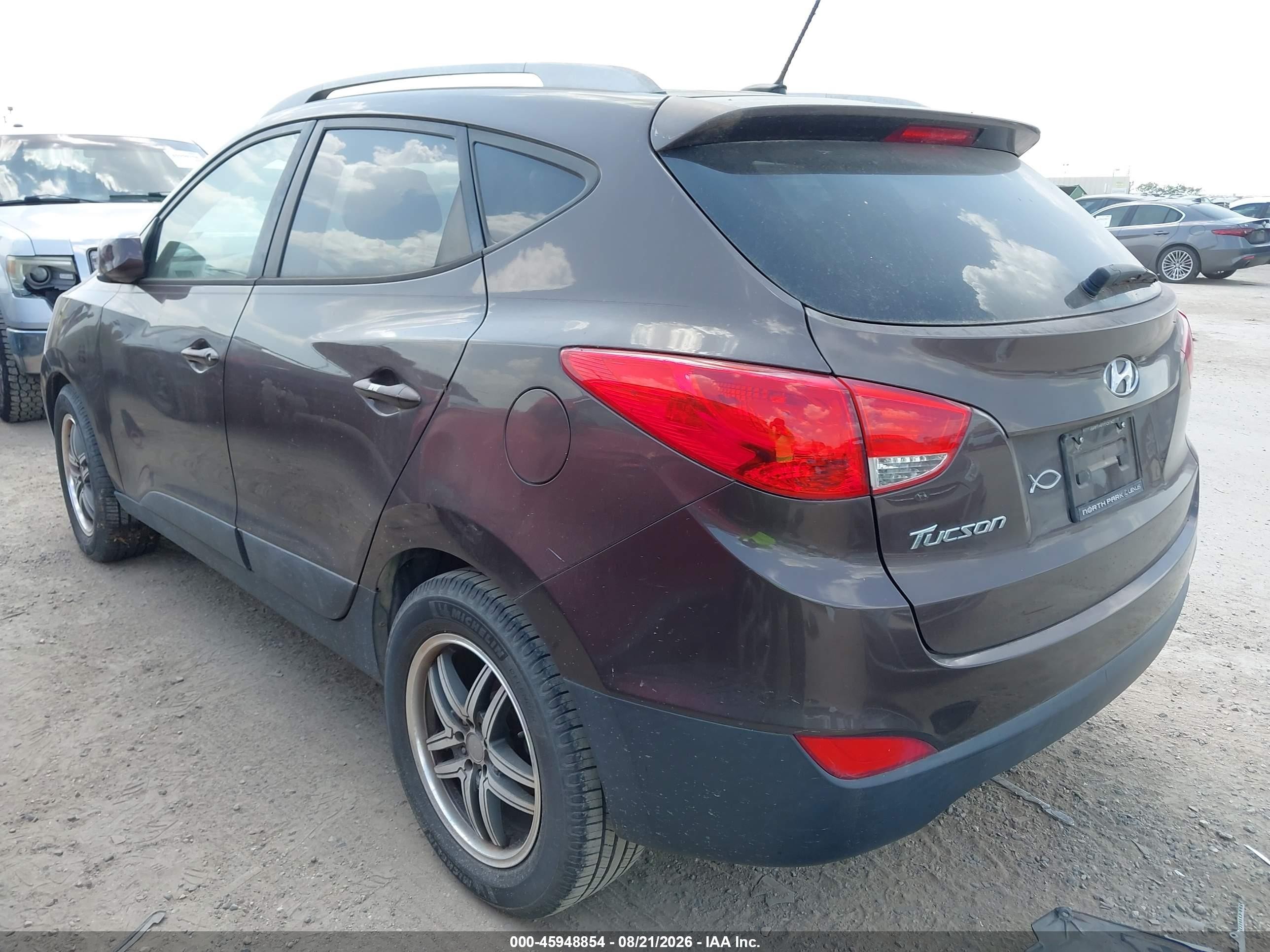 2014 Hyundai Tucson Se Коричневый vin: KM8JU3AGXEU827716