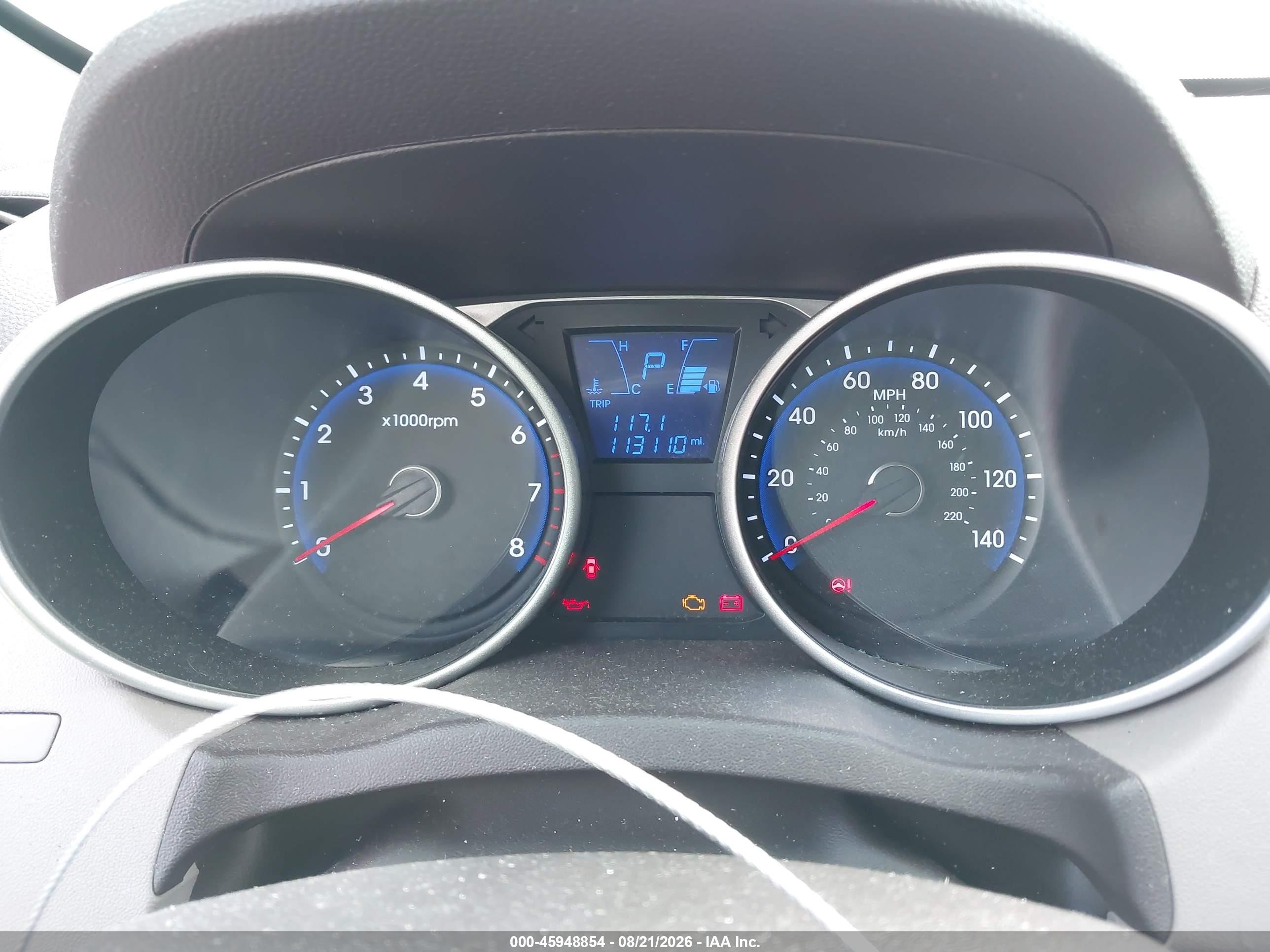2014 Hyundai Tucson Se Коричневый vin: KM8JU3AGXEU827716