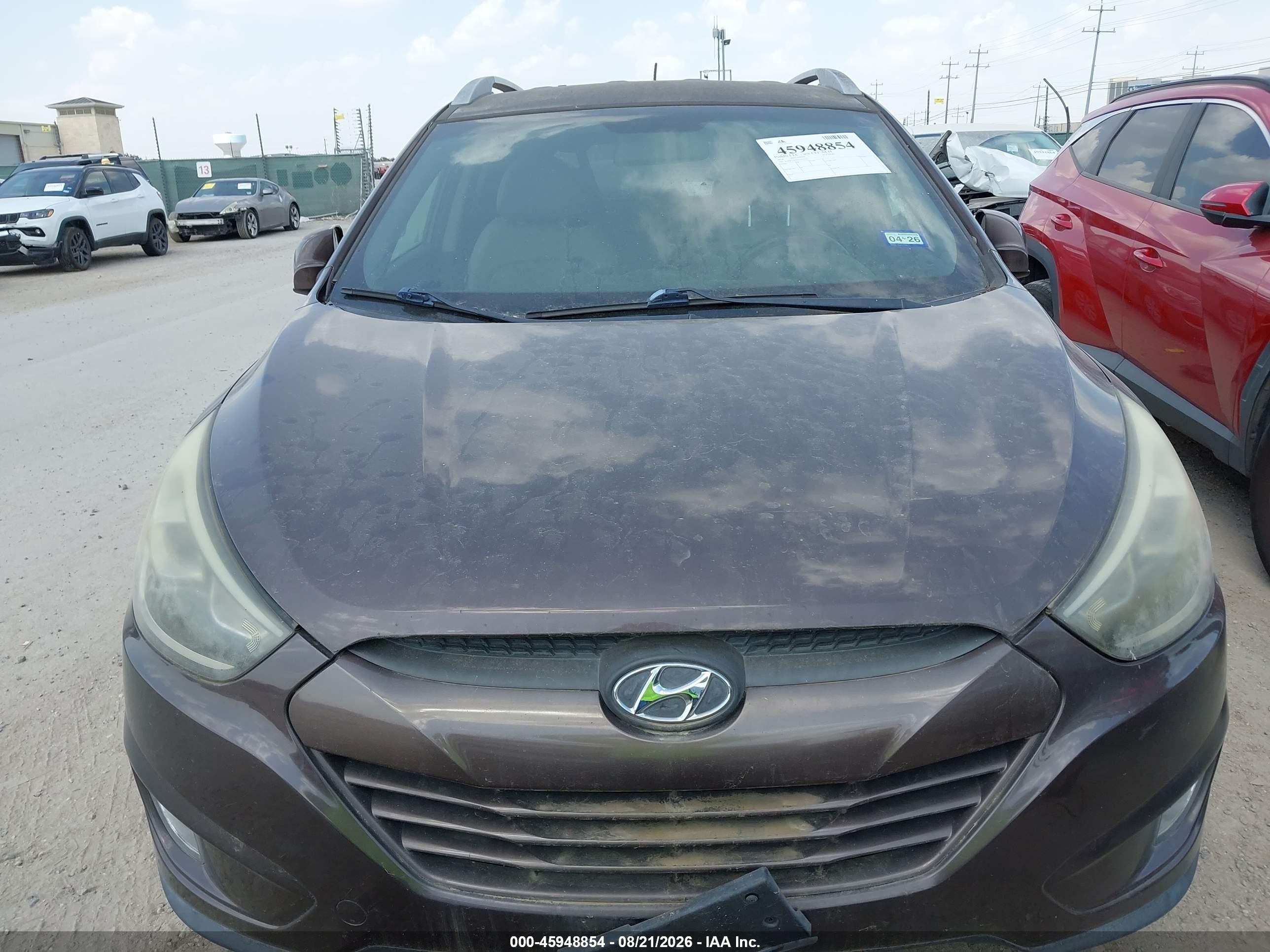 2014 Hyundai Tucson Se Коричневый vin: KM8JU3AGXEU827716