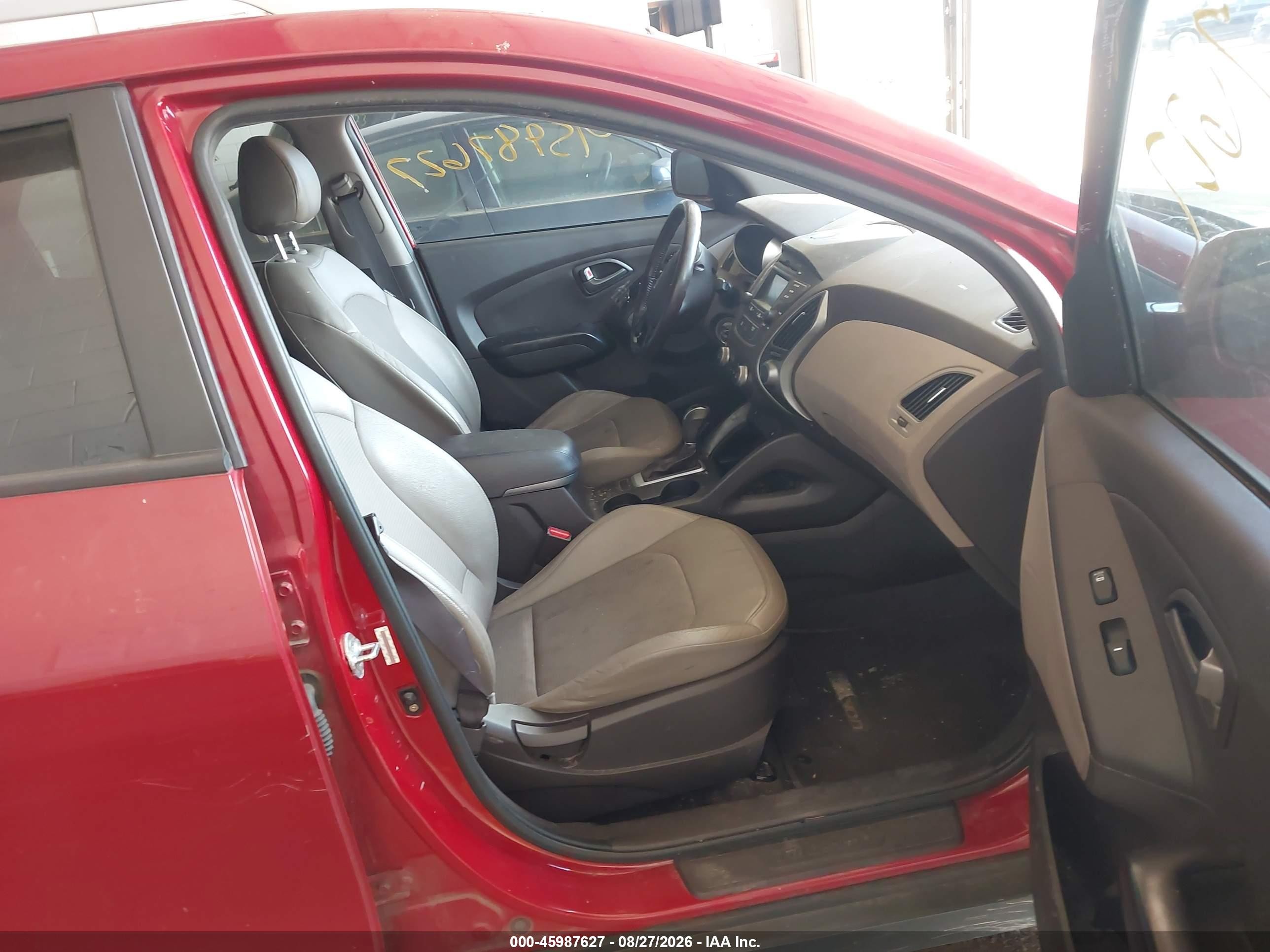 2014 Hyundai Tucson Se Red vin: KM8JU3AGXEU876477