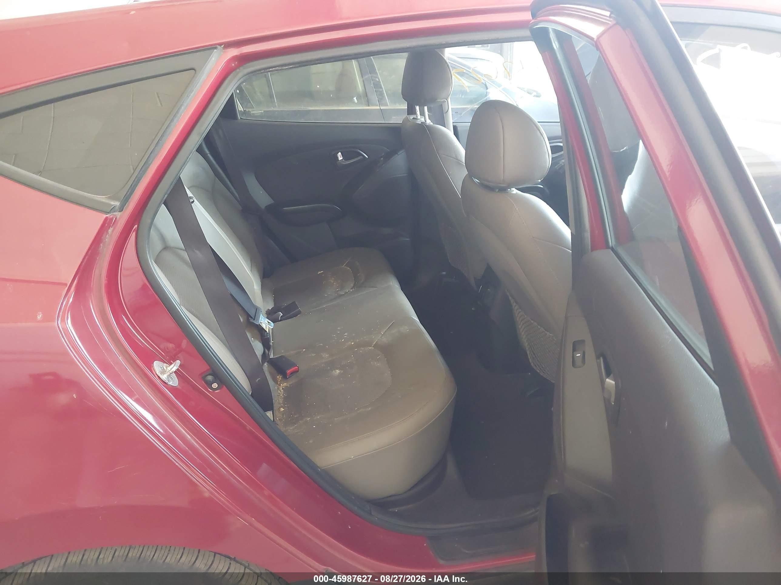 2014 Hyundai Tucson Se Red vin: KM8JU3AGXEU876477