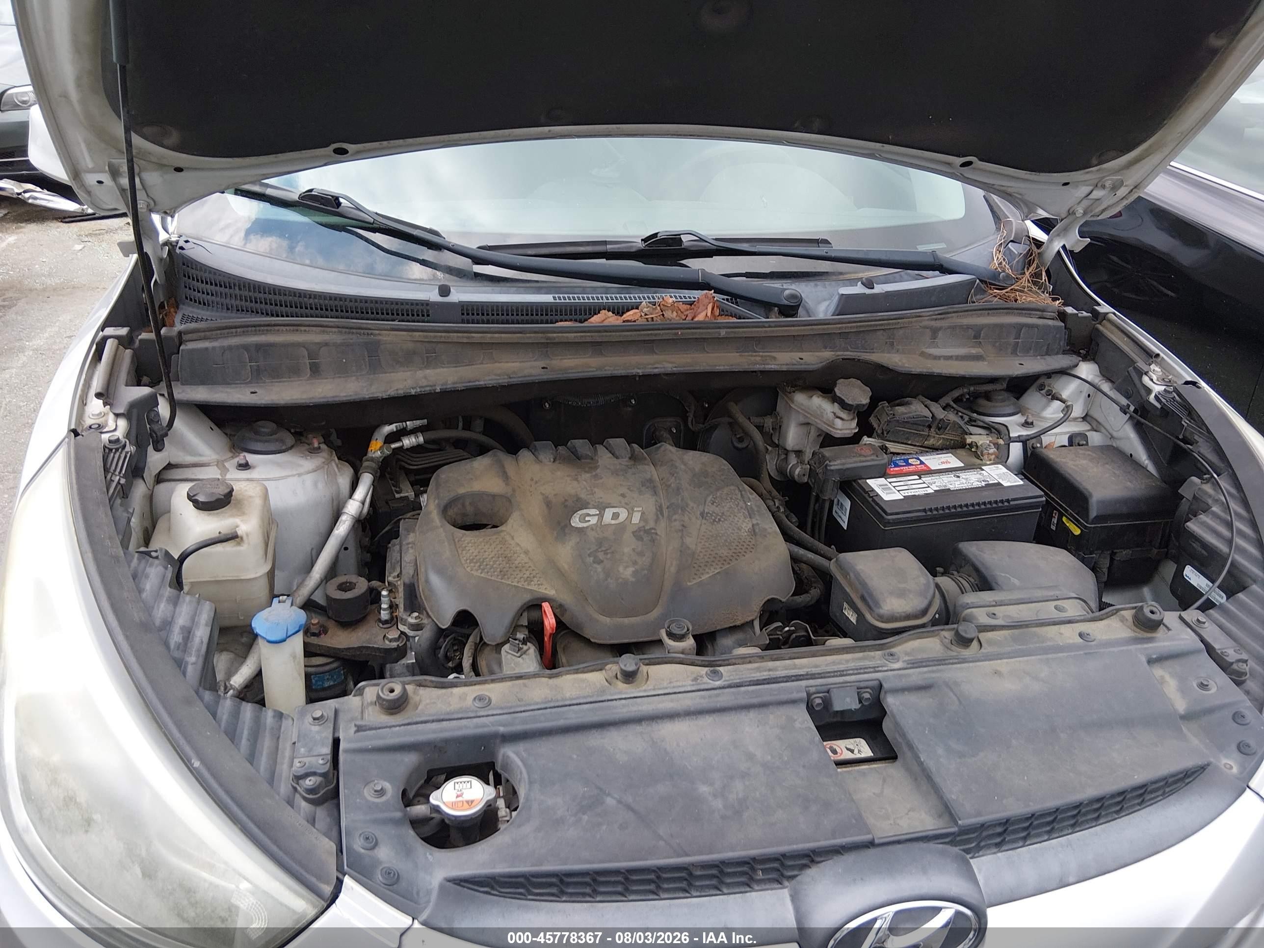 2014 Hyundai Tucson Se Silver vin: KM8JU3AGXEU897698