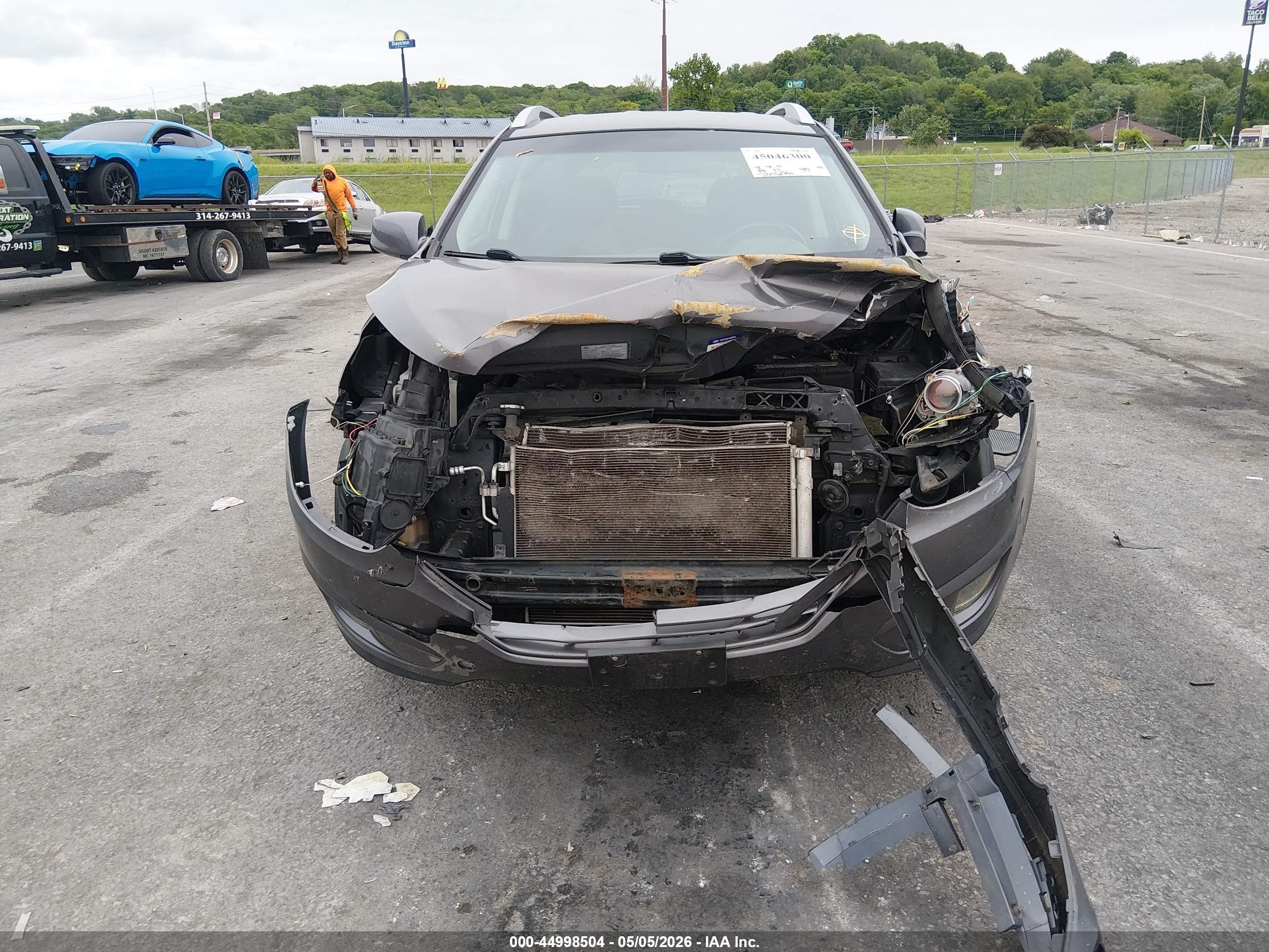 2014 Hyundai Tucson Se Серый vin: KM8JU3AGXEU925001