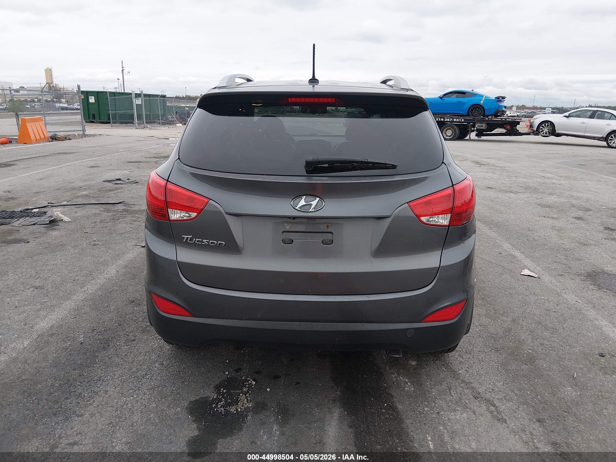 2014 Hyundai Tucson Se Серый vin: KM8JU3AGXEU925001
