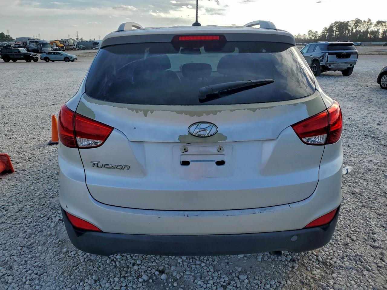 2014 Hyundai Tucson Gls Silver vin: KM8JU3AGXEU930456