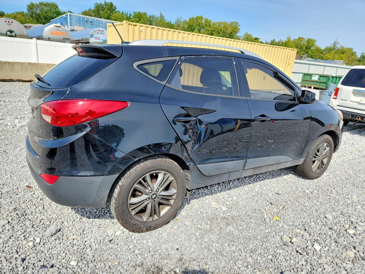 2014 Hyundai Tucson Se Black vin: KM8JU3AGXEU934555