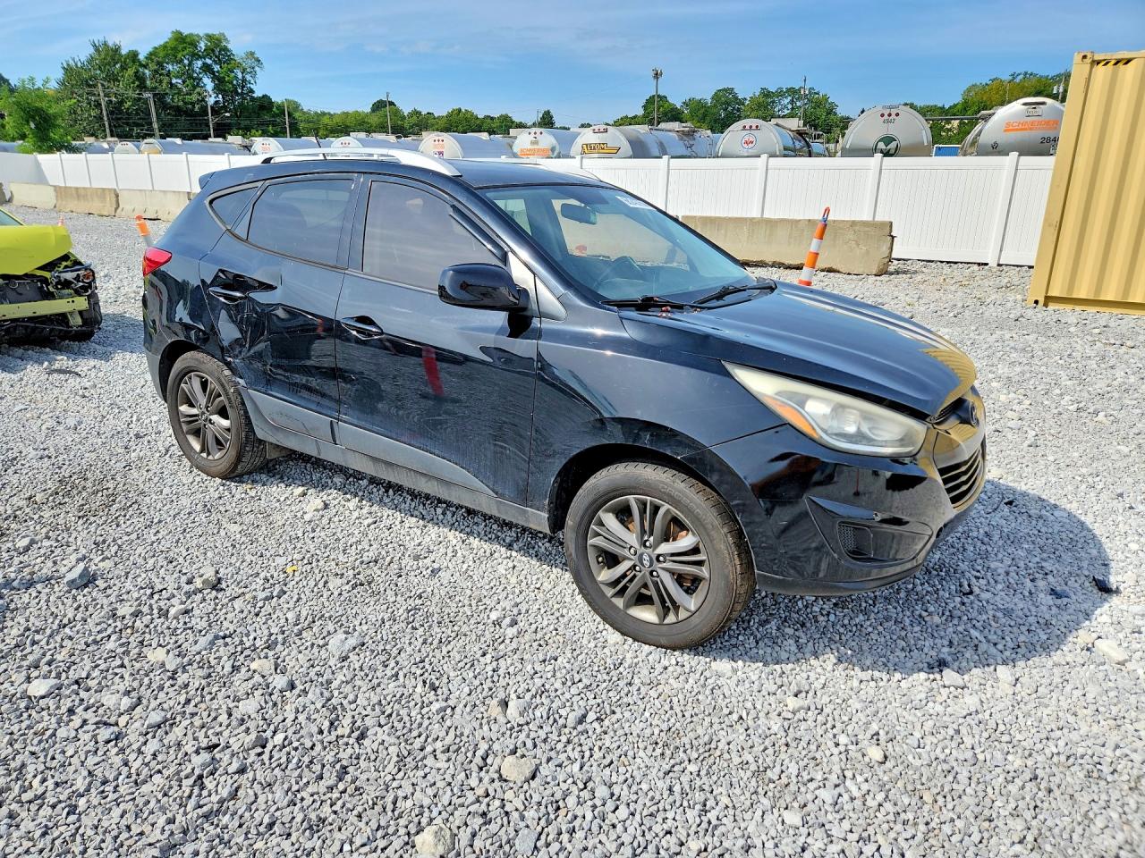 2014 Hyundai Tucson Se Black vin: KM8JU3AGXEU934555