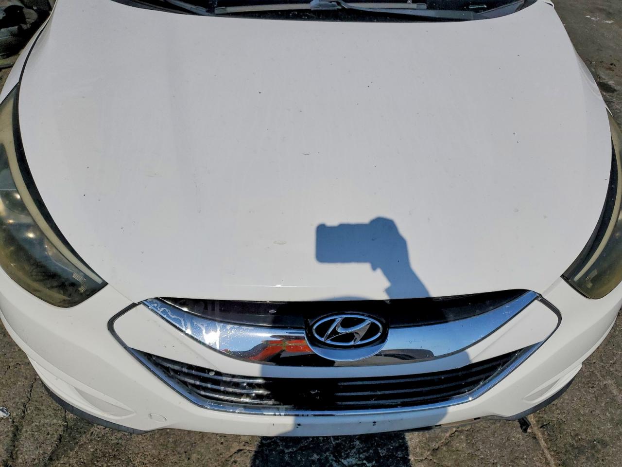 2015 Hyundai Tucson Limited White vin: KM8JU3AGXFU061309