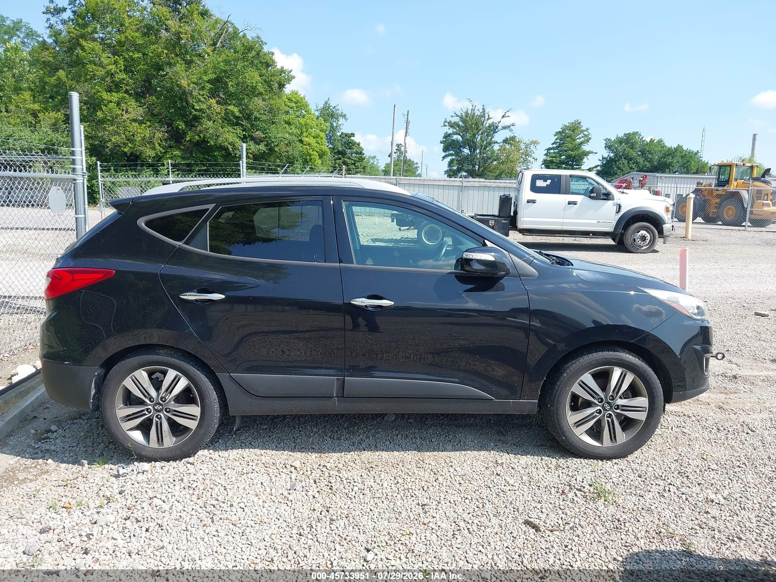 2015 Hyundai Tucson Limited Черный vin: KM8JU3AGXFU091829
