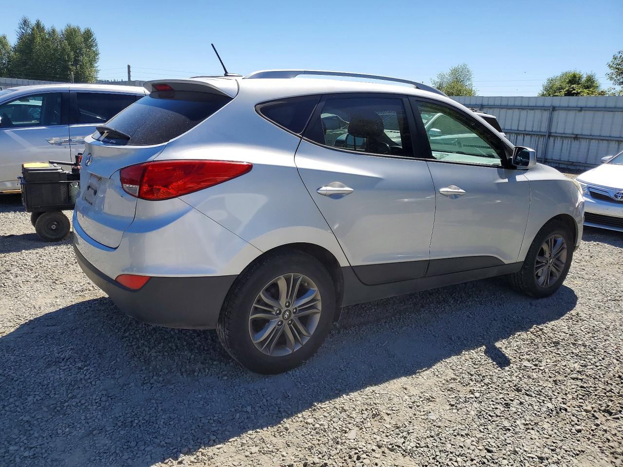 2015 Hyundai Tucson Se Silver vin: KM8JU3AGXFU975429