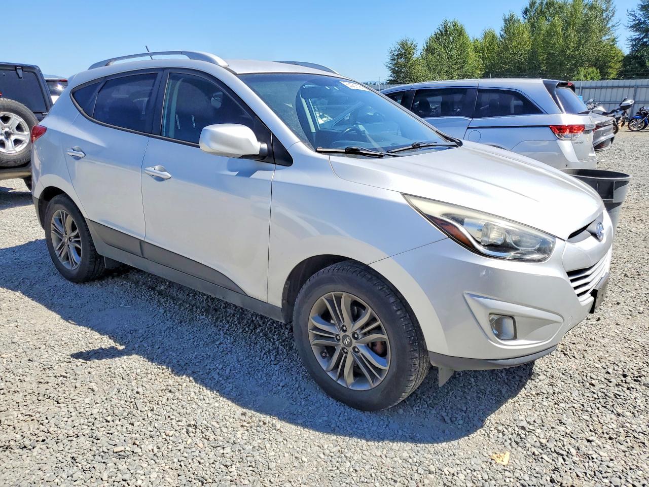 2015 Hyundai Tucson Se Silver vin: KM8JU3AGXFU975429