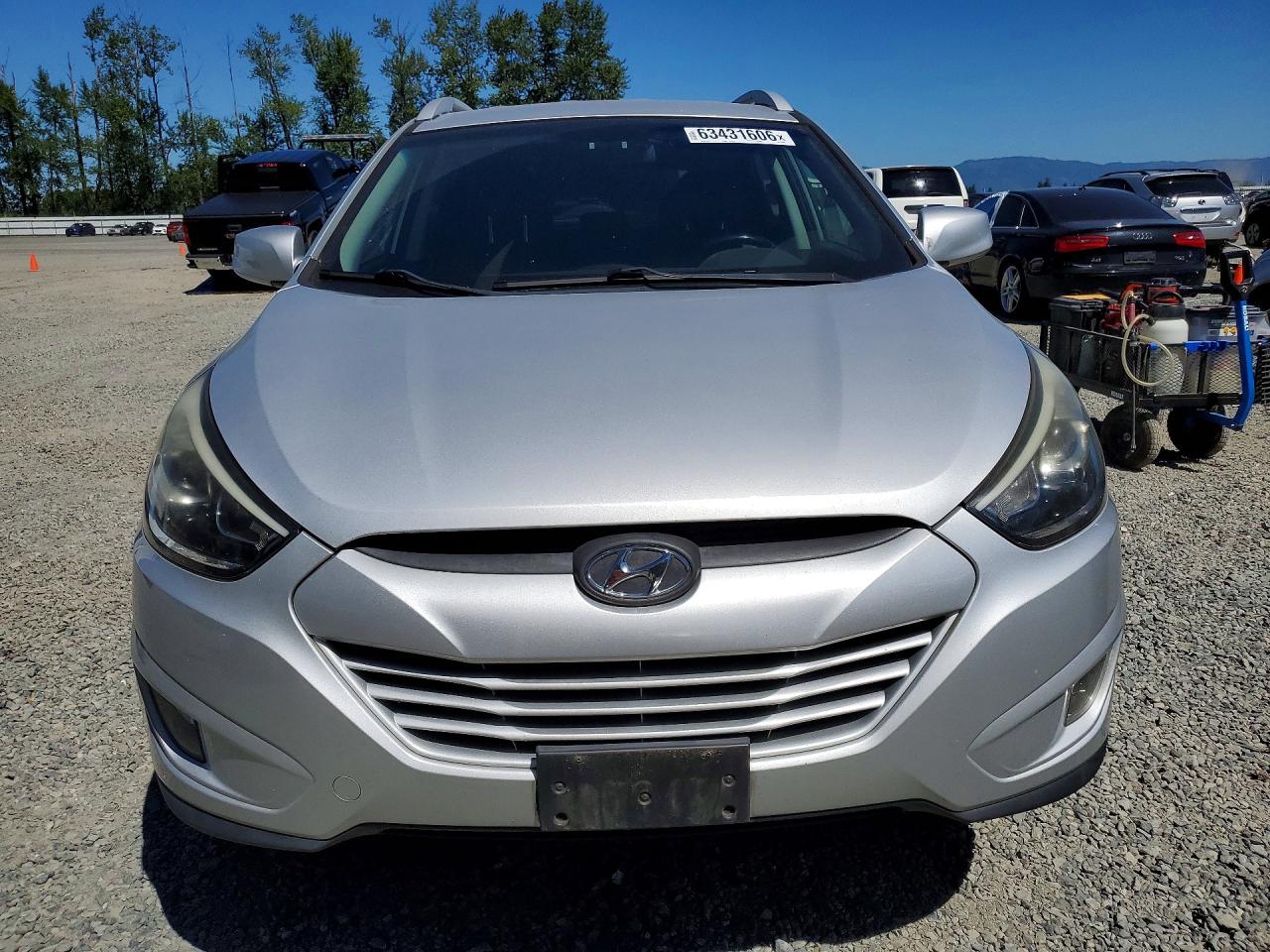 2015 Hyundai Tucson Se Silver vin: KM8JU3AGXFU975429