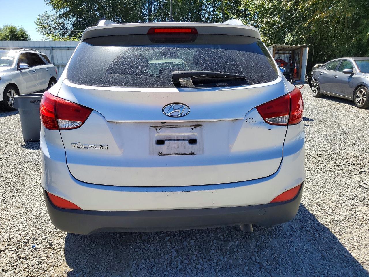 2015 Hyundai Tucson Se Silver vin: KM8JU3AGXFU975429