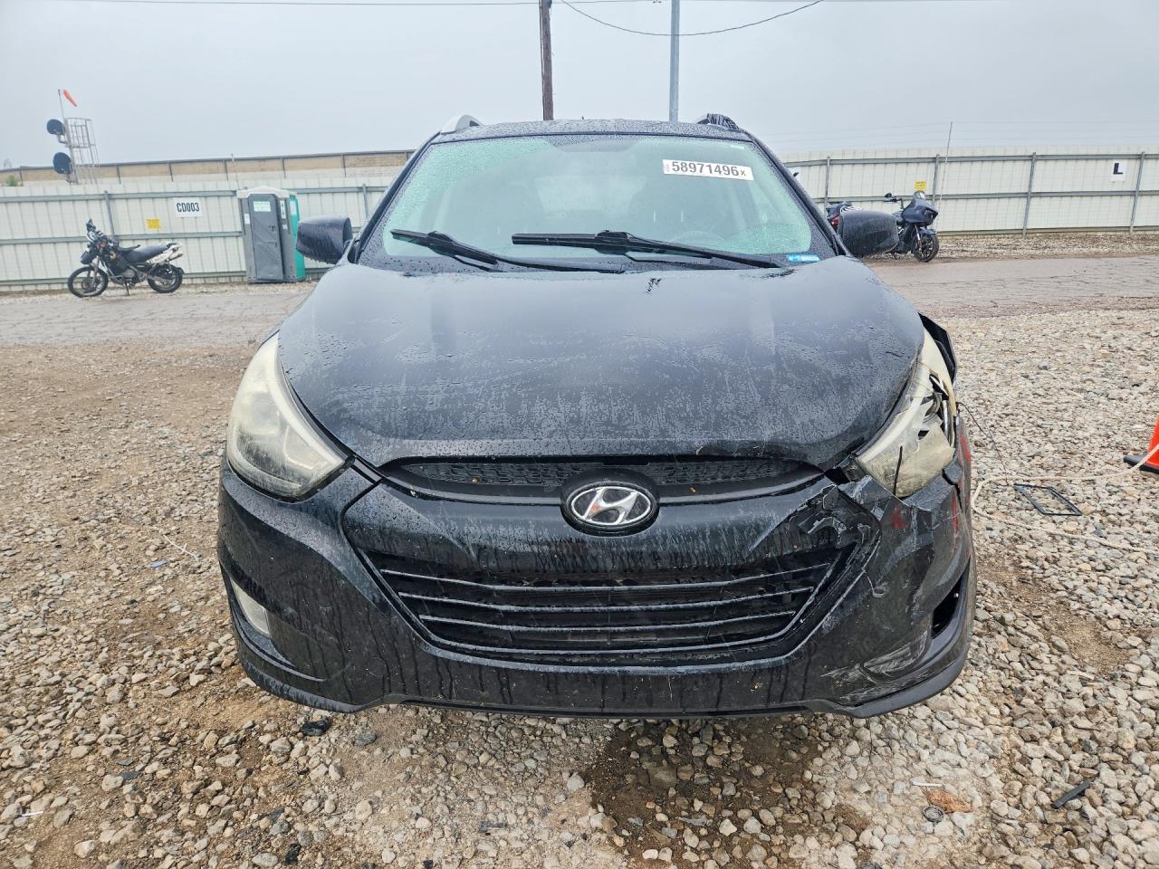 2015 Hyundai Tucson Se Black vin: KM8JU3AGXFU989556