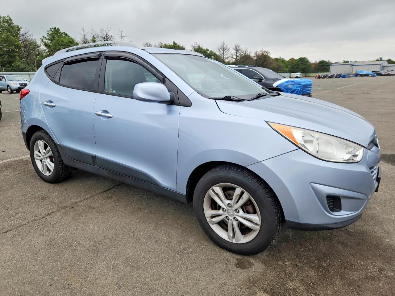 2011 Hyundai Tucson Gls Синий vin: KM8JUCAC0BU200631