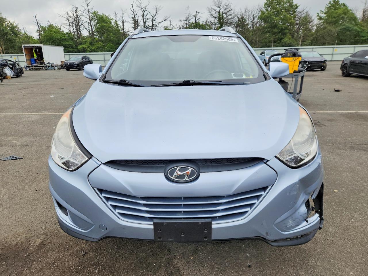 2011 Hyundai Tucson Gls Синий vin: KM8JUCAC0BU200631