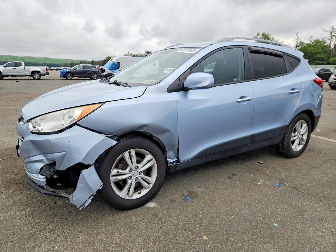2011 Hyundai Tucson Gls Blue vin: KM8JUCAC0BU200631