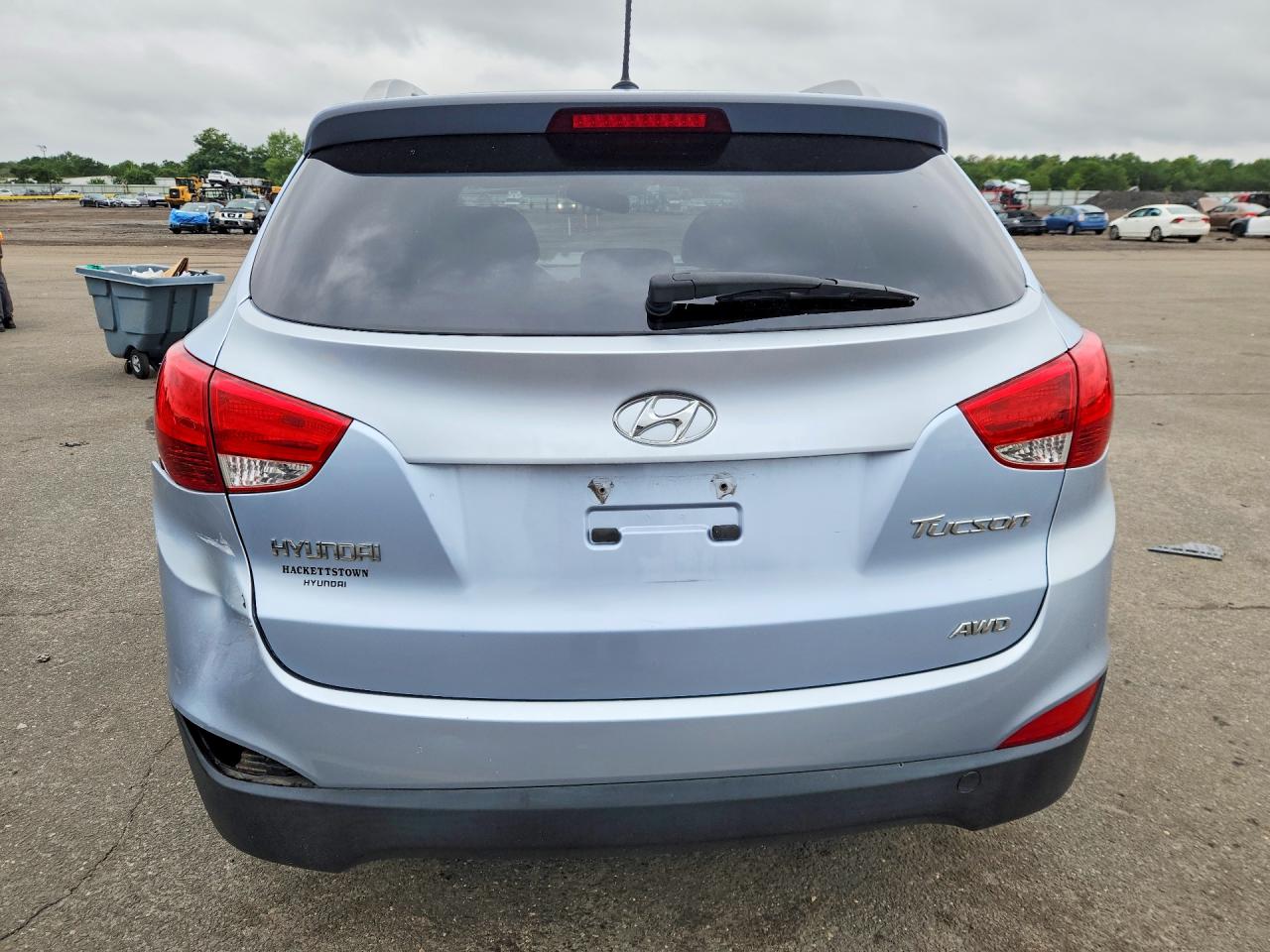 2011 Hyundai Tucson Gls Синий vin: KM8JUCAC0BU200631