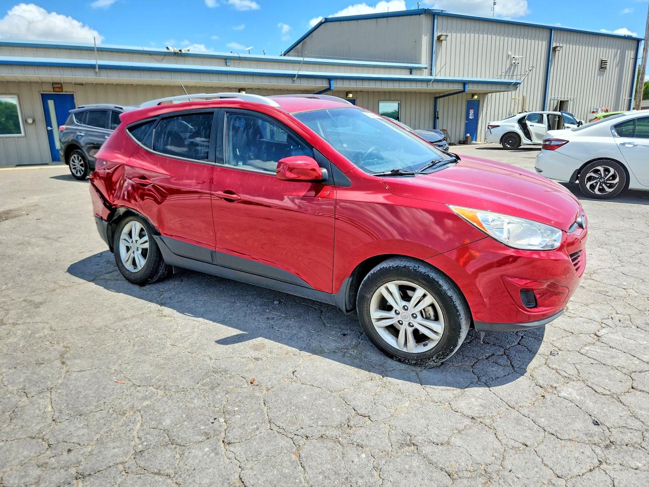2011 Hyundai Tucson Gls Red vin: KM8JUCAC0BU227487